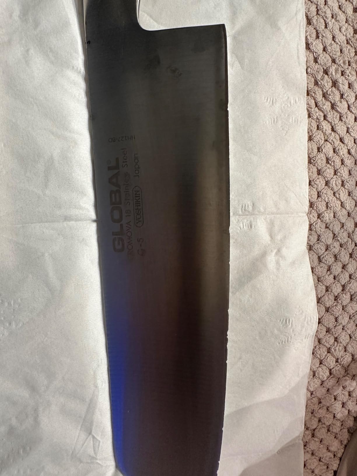 Global 7 Inch Vegetable Knife - Lightweight Japanese Stainless Steel customer photo 1