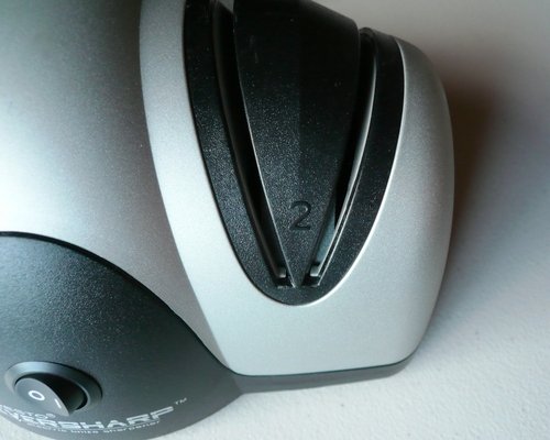 Presto 08800 EverSharp Electric Knife Sharpener, 2-Stage System, Silver/Black customer photo 2