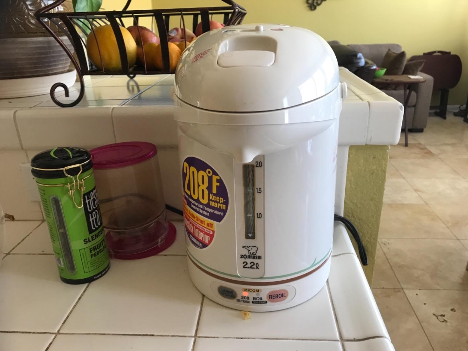 Zojirushi CW-PZC22FC Micom Super Boiler 2.2L, Floral, 2.2 L customer photo 2