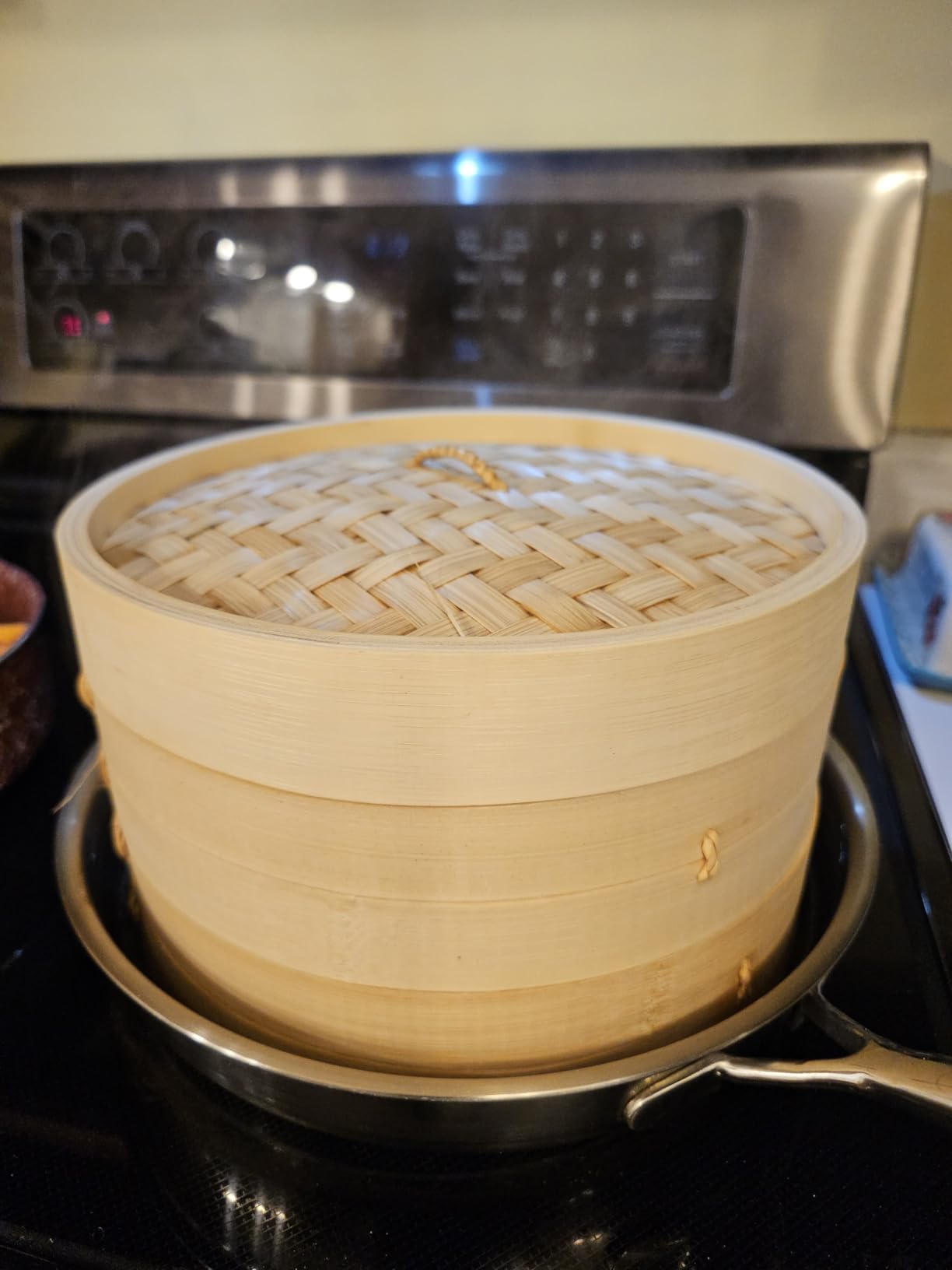 Joyce Chen 2-Tier Bamboo Steamer Baskets, 10-Inch customer photo 1