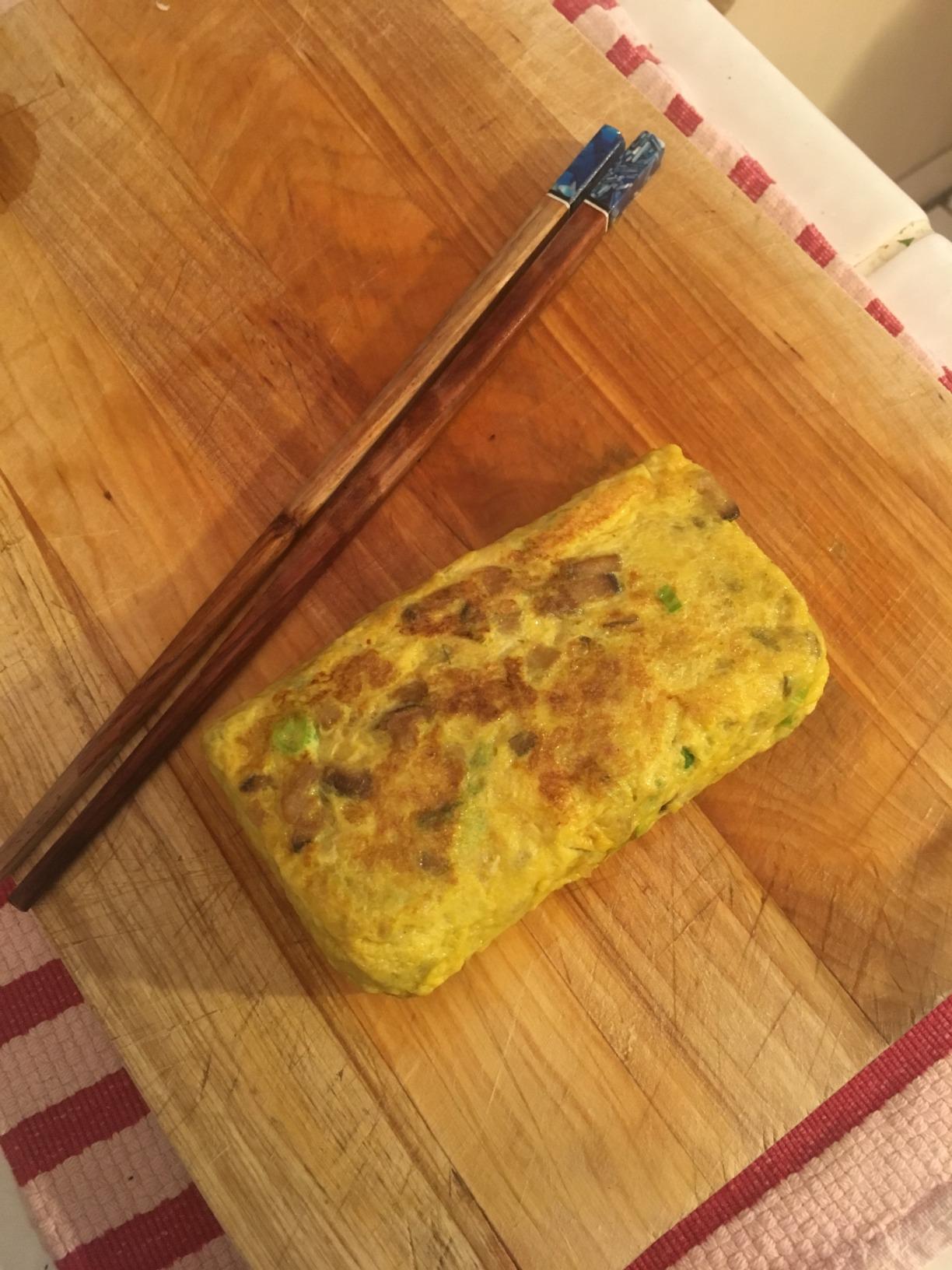 JapanBargain 1811, Japanese Tamago Egg Pan Iron Omelet Pan Tamagoyaki Omelette Pan Rectangle Frying Pan, Induction Cookware Pan, Made in Japan customer photo 2