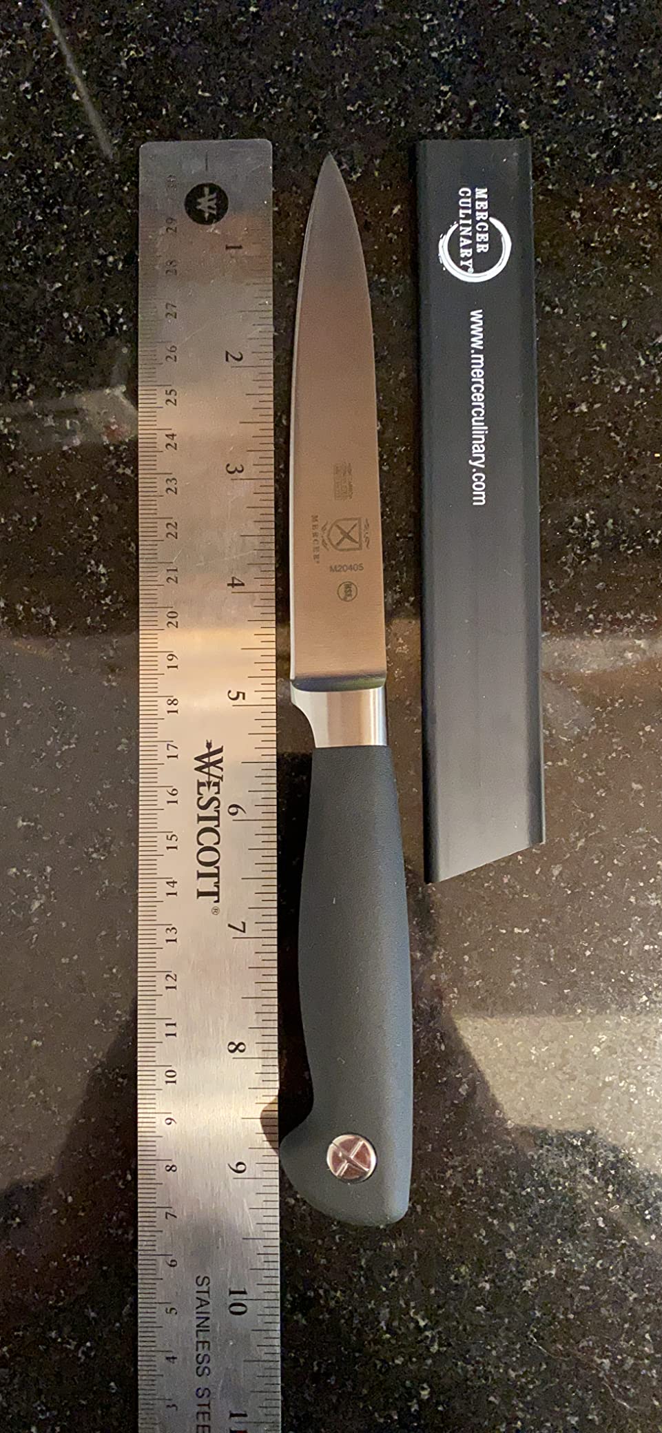 Mercer Culinary M20405 Genesis 5-Inch Utility Knife,Black customer photo 1