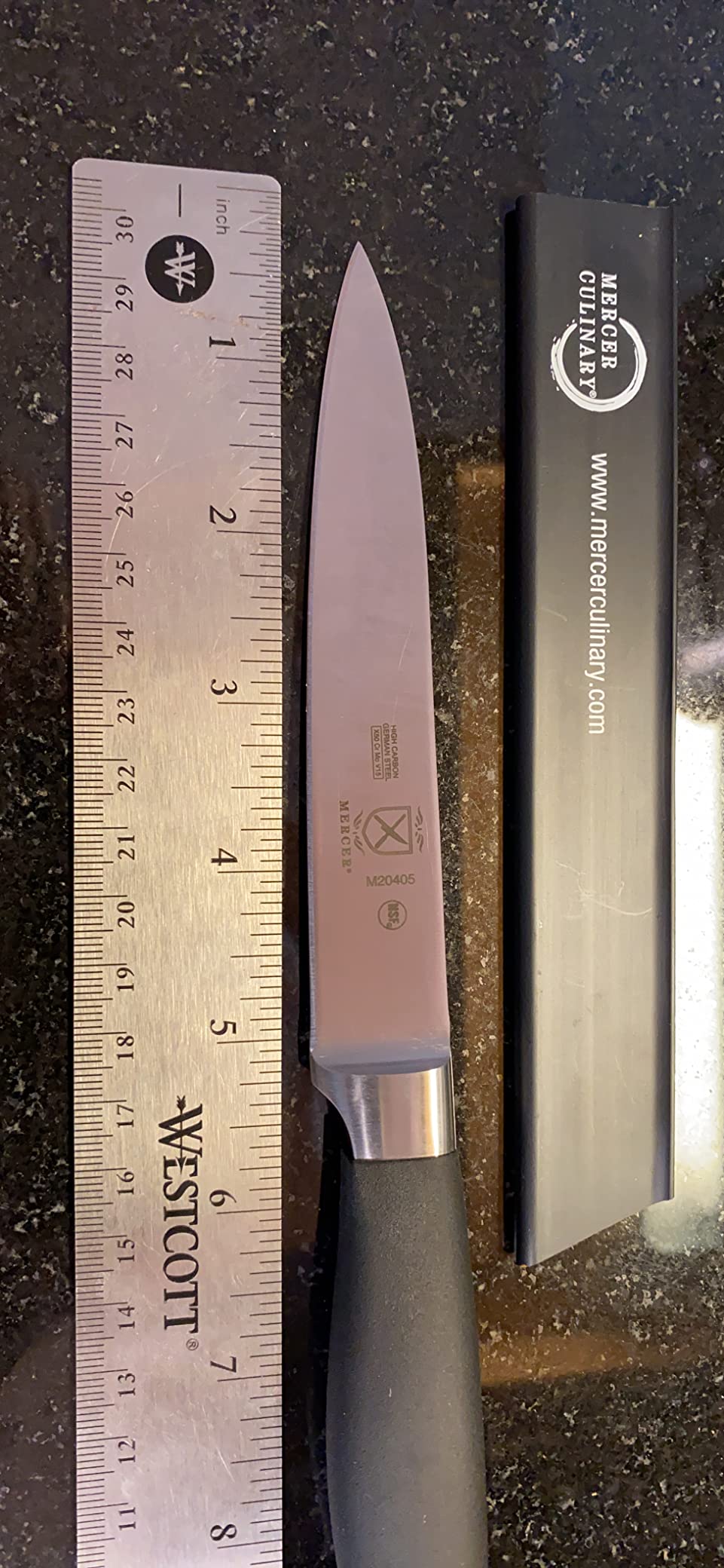 Mercer Culinary M20405 Genesis 5-Inch Utility Knife,Black customer photo 2