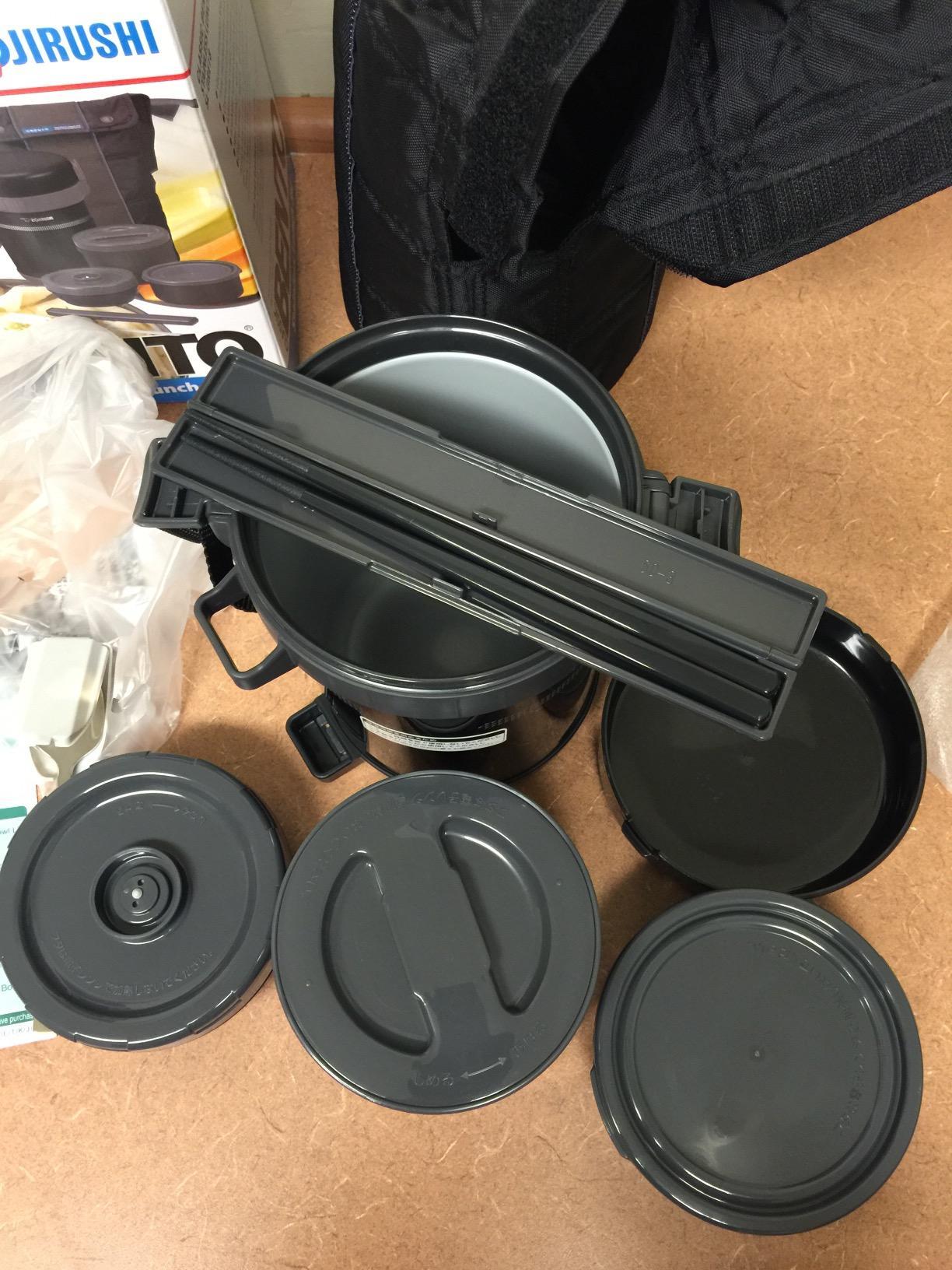 Classic Bento Vacuum Lunch Jar - Black customer photo 2