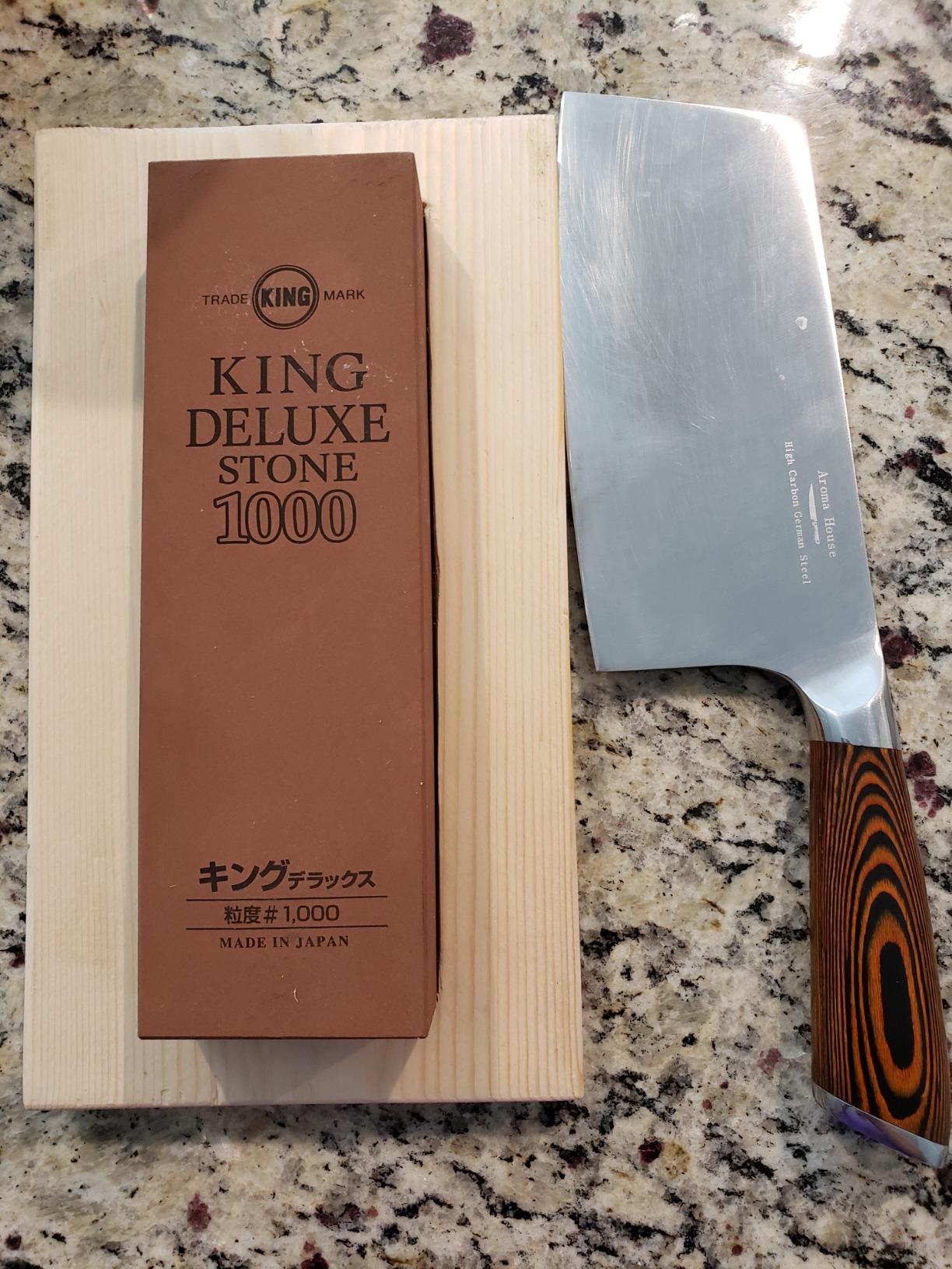 KING Grain Sharpening Stone, #1000, Medium customer photo 1