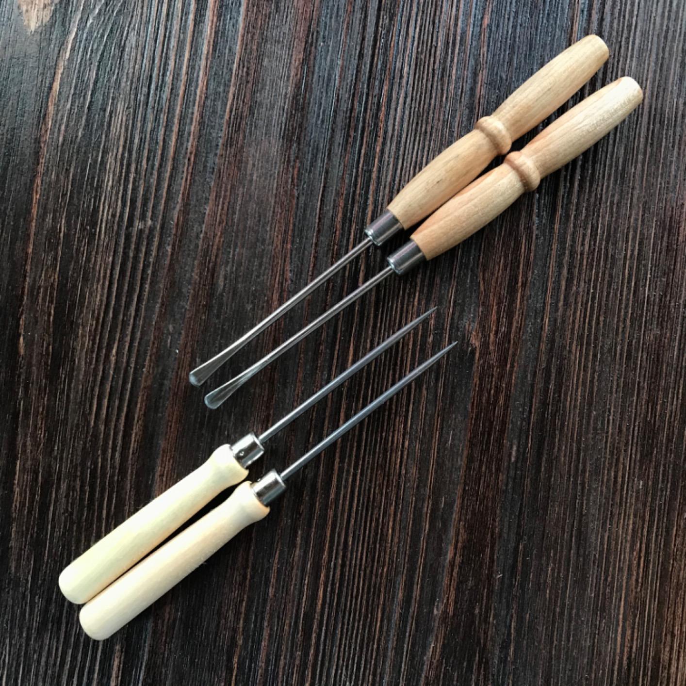 JapanBargain Takoyaki Pick Set of 2 - Professional Octopus Ball Turner with Wooden Handle, Japanese Style Cooking Tool customer photo 1