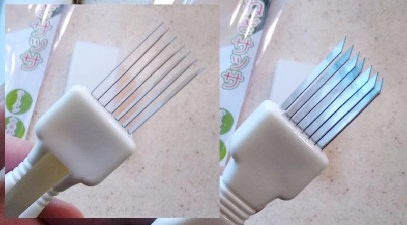 JapanBargain Green Onion Shredder, Japanese Negi Cutter Vegetable Slicer with Stainless Steel Multi-Blade customer photo 1