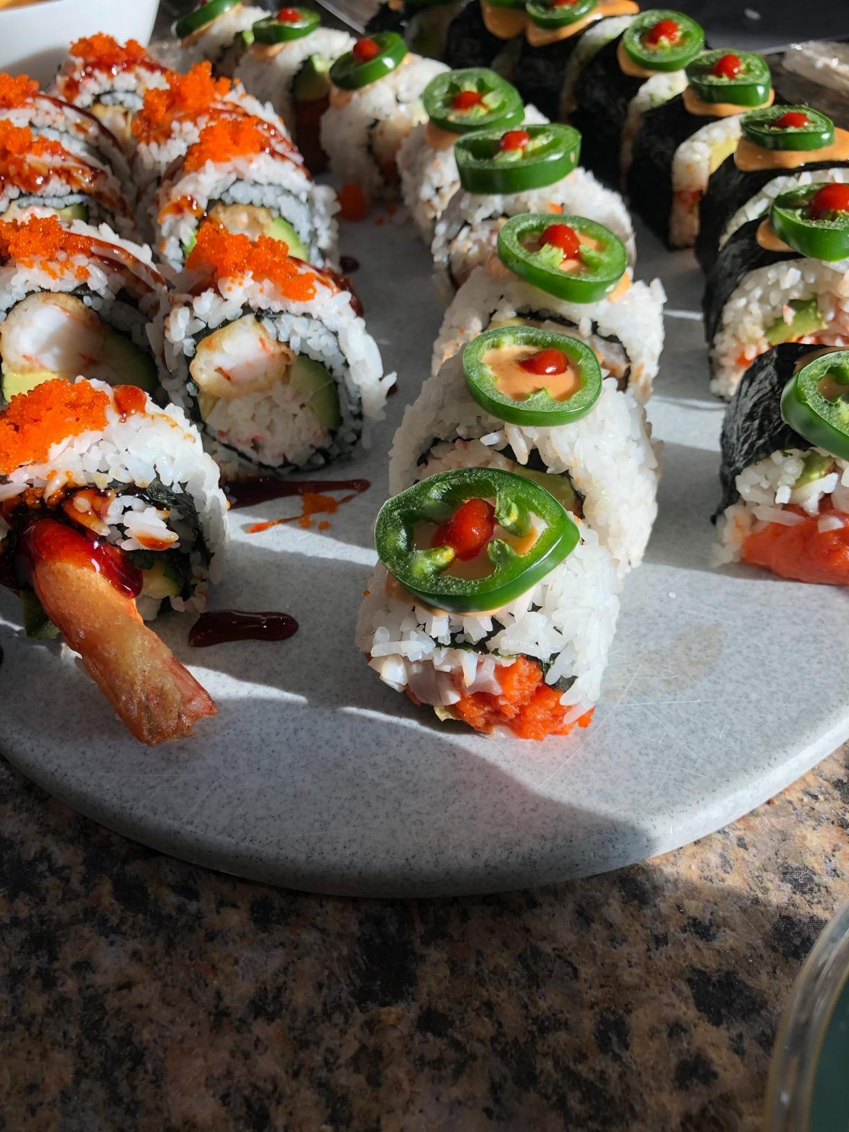 JapanBargain, Bamboo Sushi Rolling Mat, 9.5 Inch Sushi Roller Maker, Natural Bamboo Sushi Mat for Rolling Japanese Sushi, Commercial Quality, Eco-Friendly customer photo 1