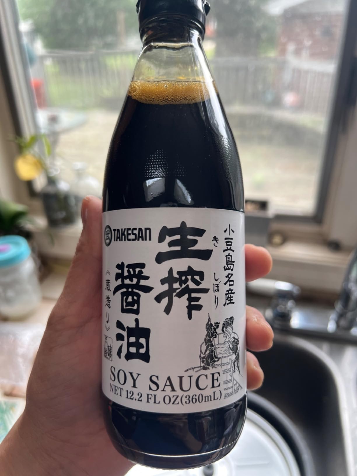 TAKESAN KISHIBORI SOY SAUCE (Original, 12.2 Fl oz.) Pure artisan Japanese soy sauce. All natural barrel aged 1 year unadulterated and without preservatives customer photo 1