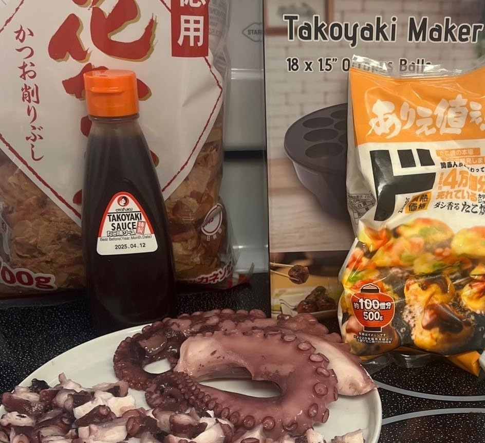 Otafuku Takoyaki Sauce from Japan - Delicious Original Japanese Flavor for Takoyaki Balls (10.6 Ounces) customer photo 2