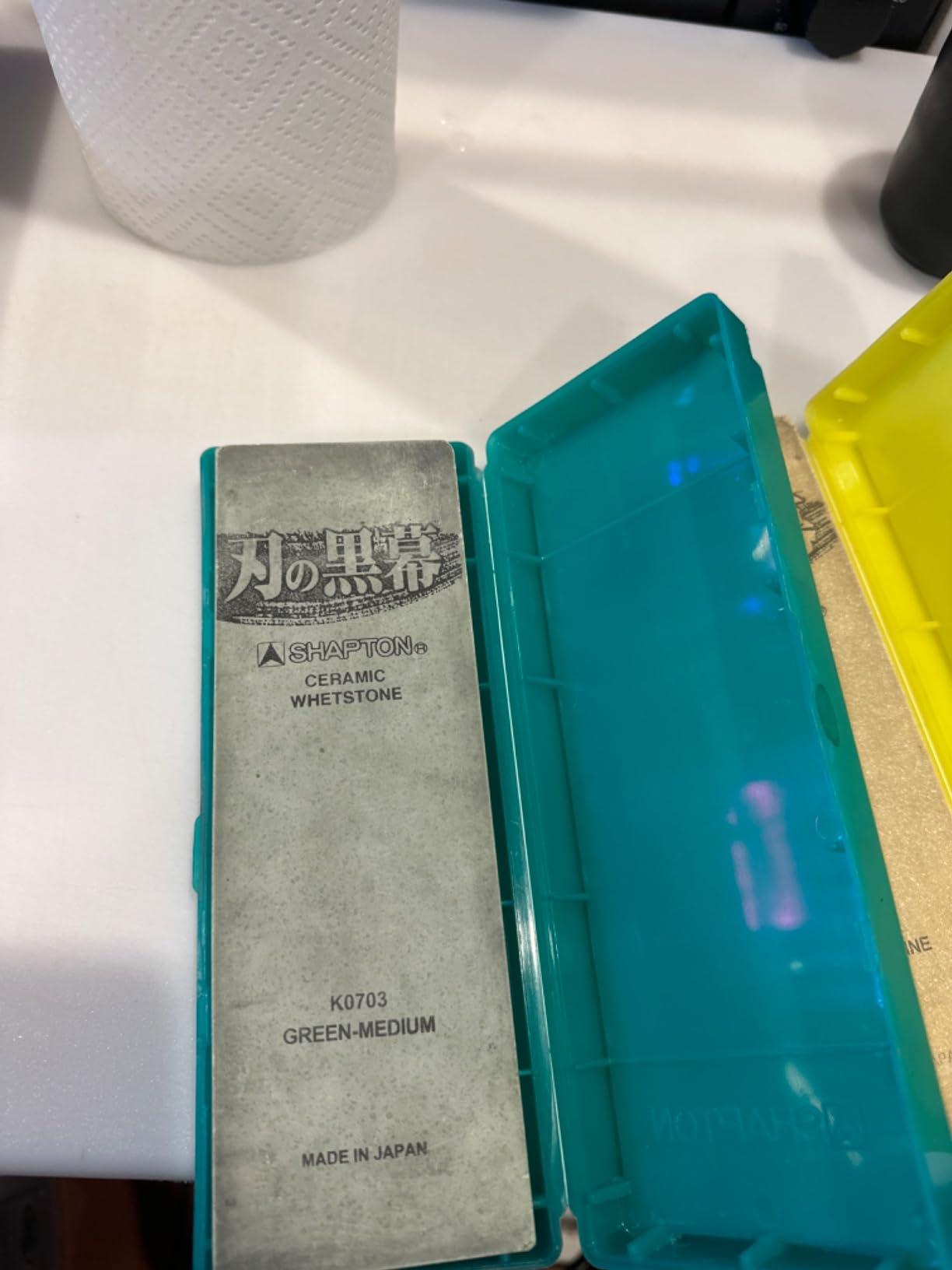 #2000 Grit Ceramic (Green) Professional Series Water Stone - Shapton customer photo 1