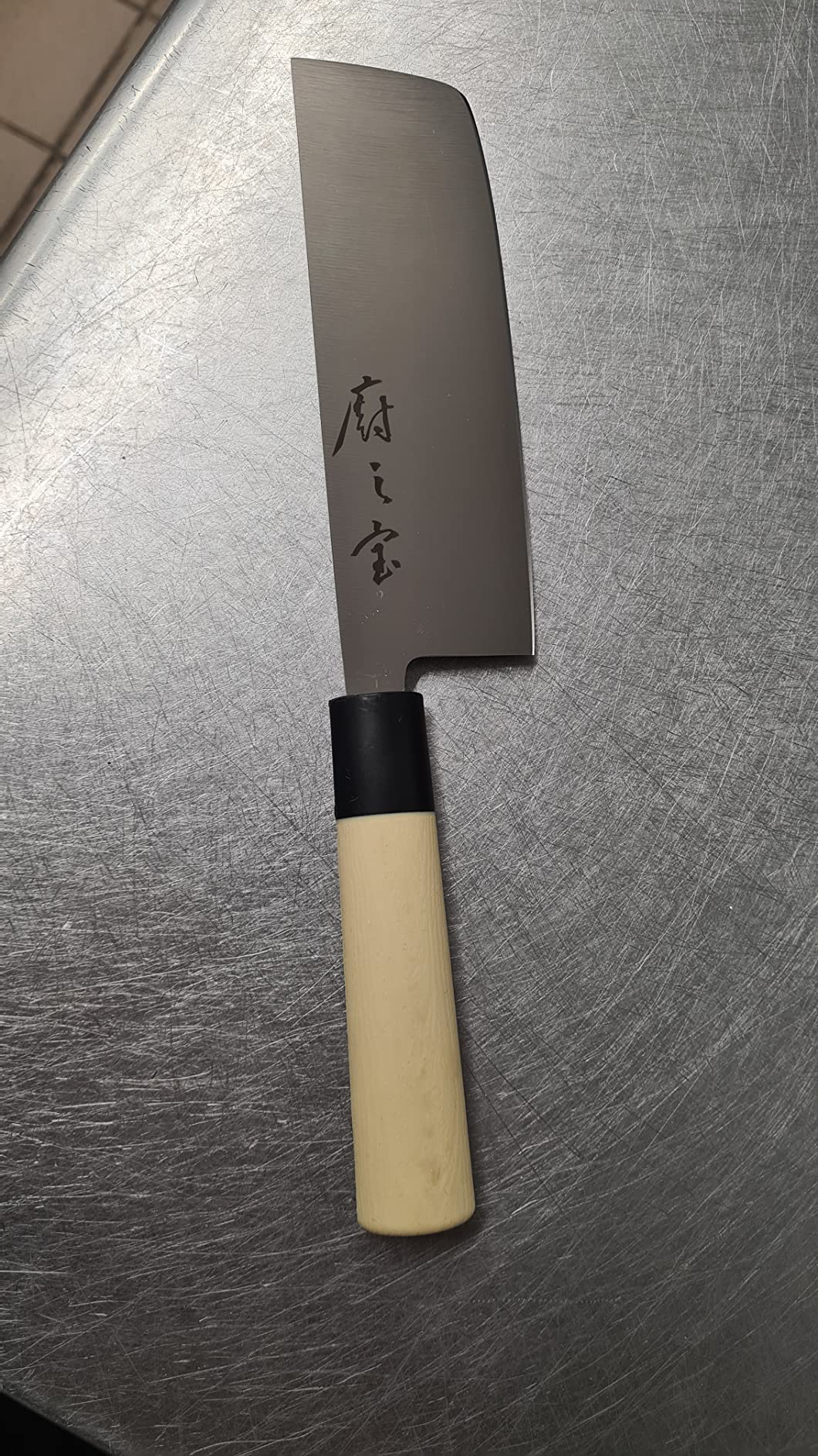 Mercer Culinary Asian Collection Nakiri Vegetable Knife with NSF Handle, 7-Inch customer photo 1