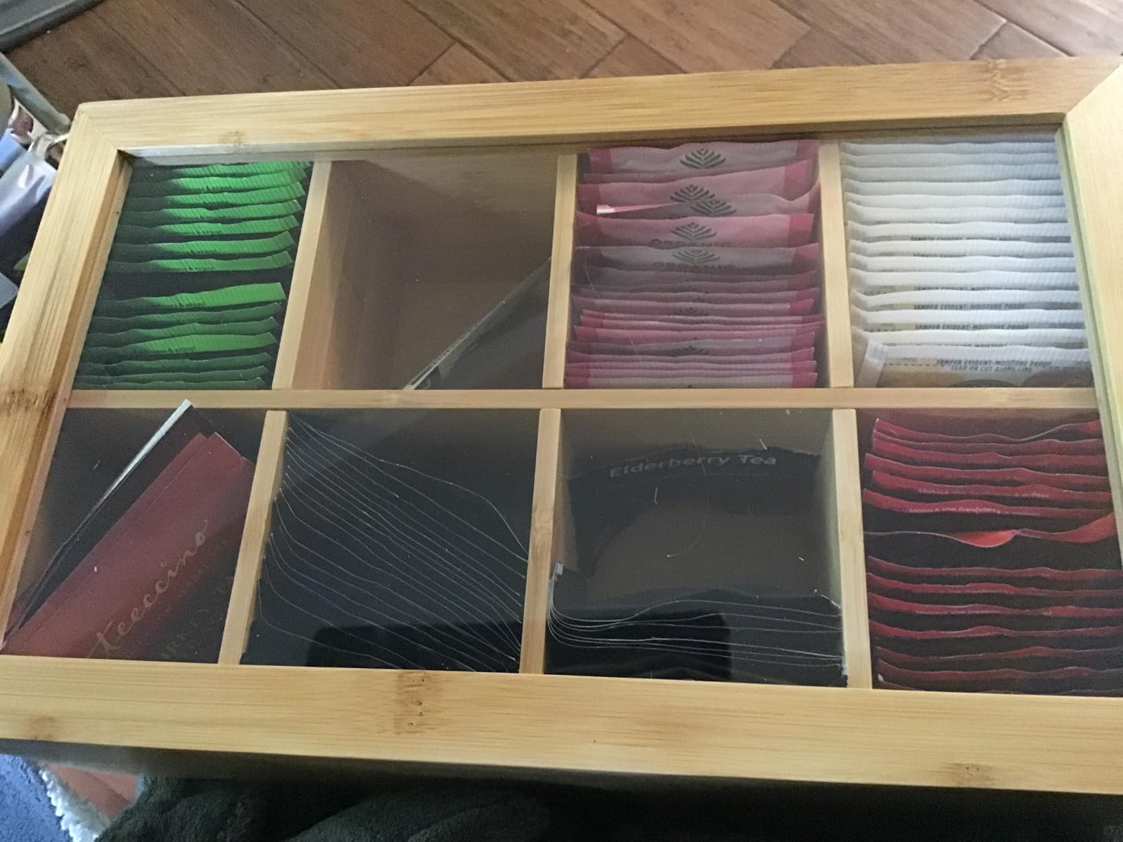 Oceanstar TB1323 Oceanstar Bamboo Tea Box, 12 Inch, Natural customer photo 1