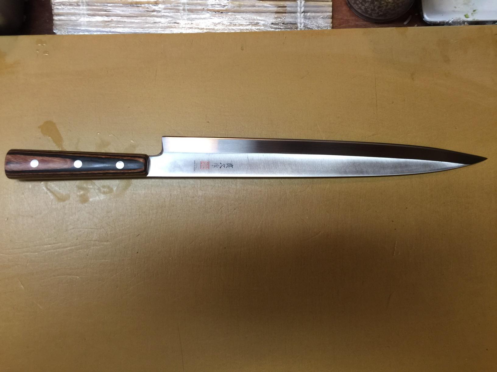 MAC Brand Left Handed Yanagiba Sushi Sashimi Knife 11.5 inch blade customer photo 1