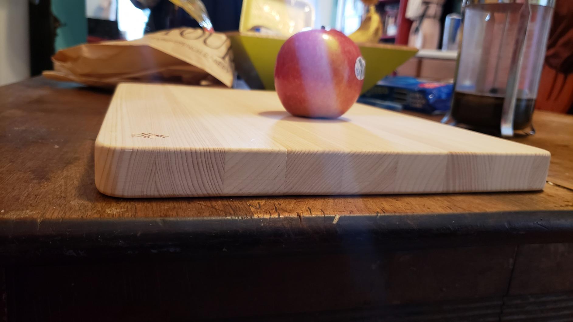 Hinoki Japanese Cypress Wood Cutting Board, Large customer photo 2