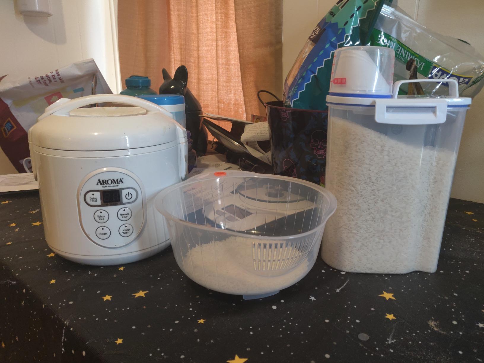 Kotobuki Japanese Rice Washer with Dual Drain, Clear customer photo 1