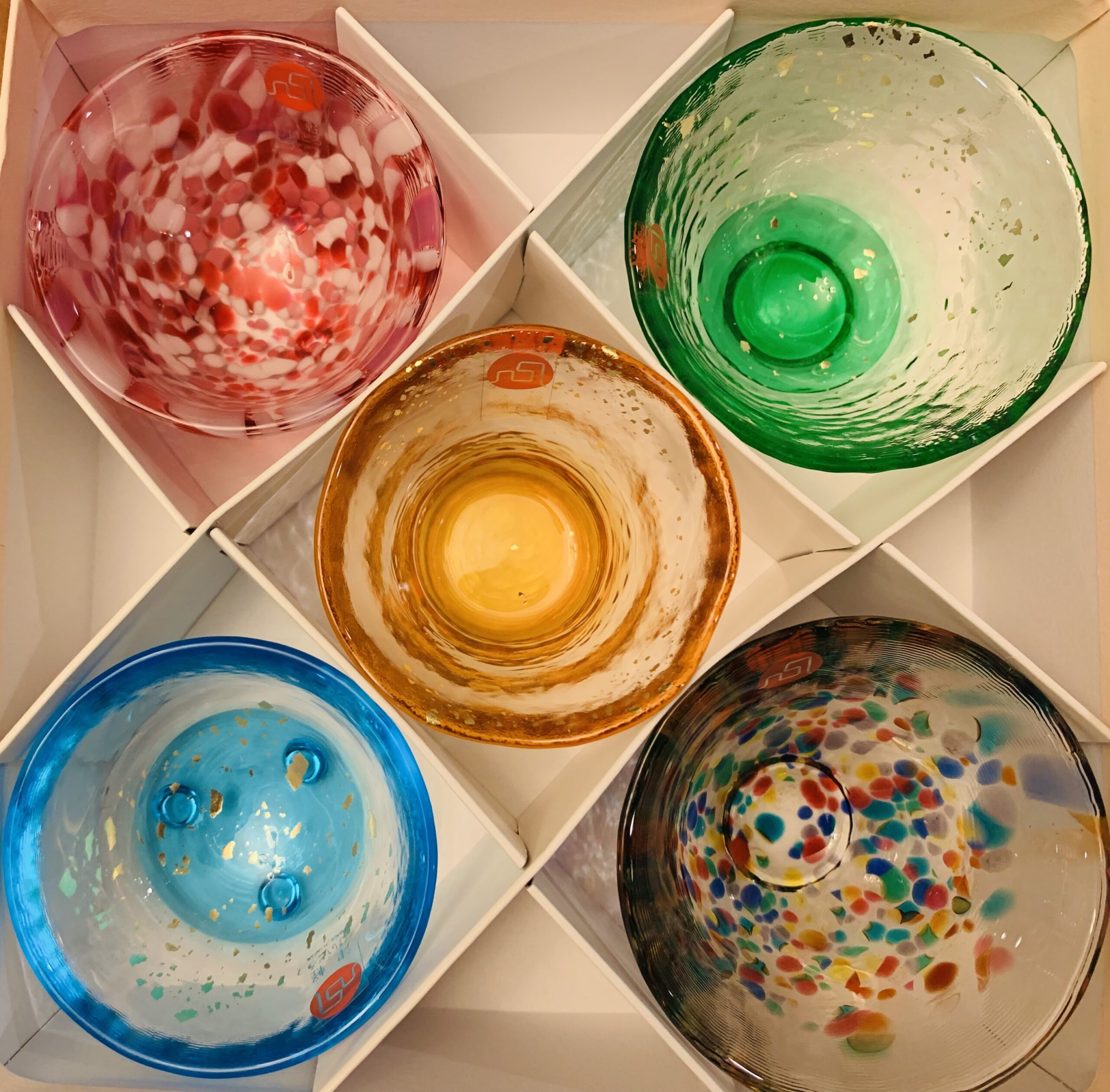 Tsugaru Biidoro Mini Glass Set Glass Five Different by Aderia customer photo 1