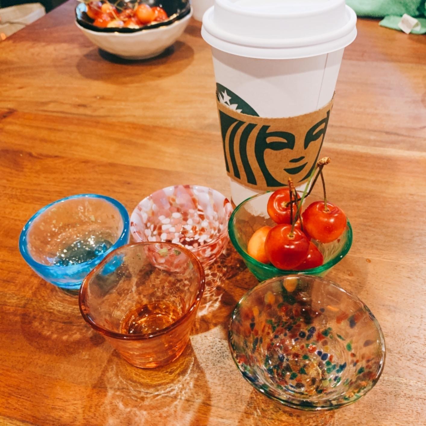 Tsugaru Biidoro Mini Glass Set Glass Five Different by Aderia customer photo 2