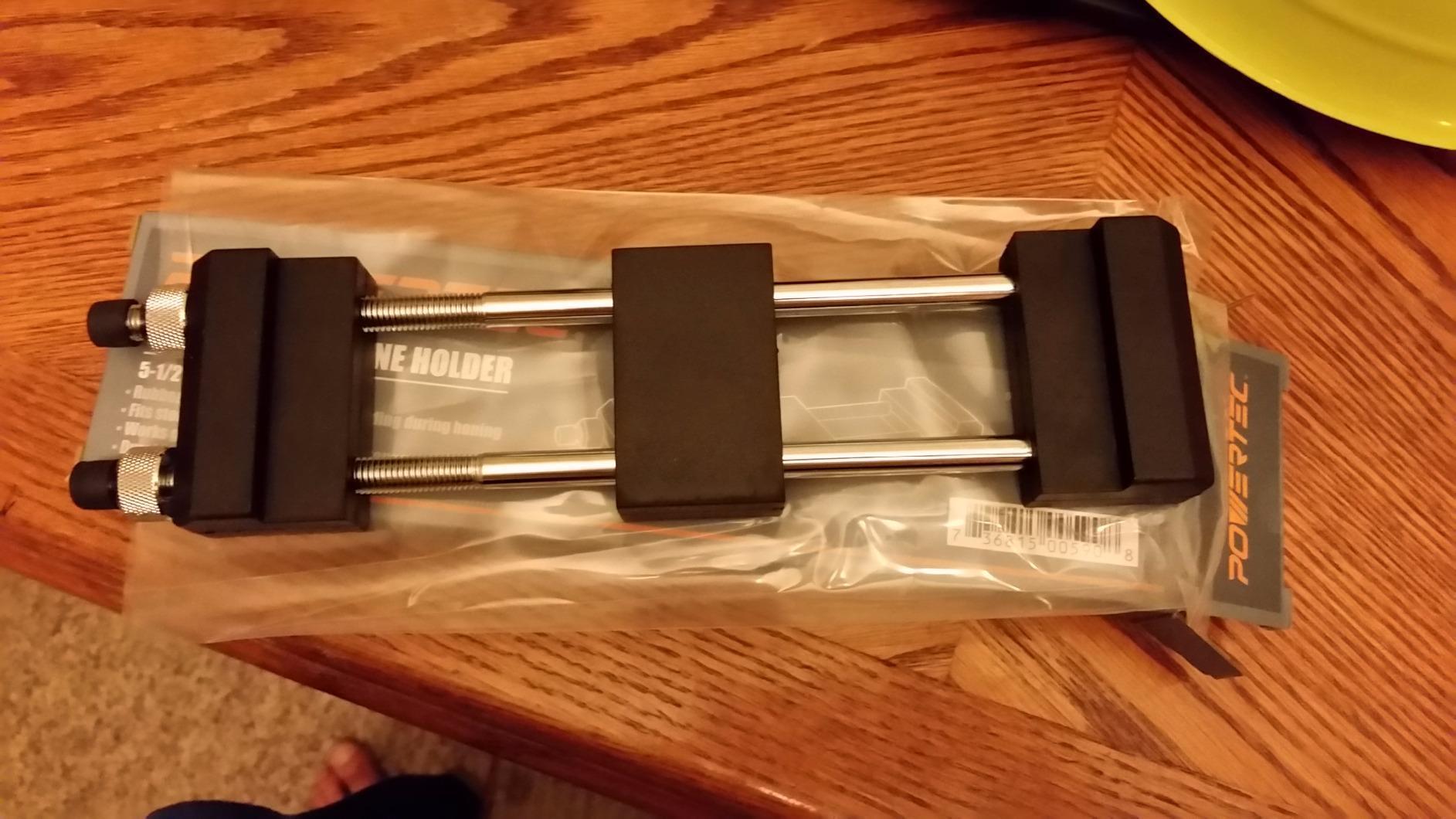 POWERTEC Sharpening Stone Holder - Adjustable Whetstone Stone Holder 5.5