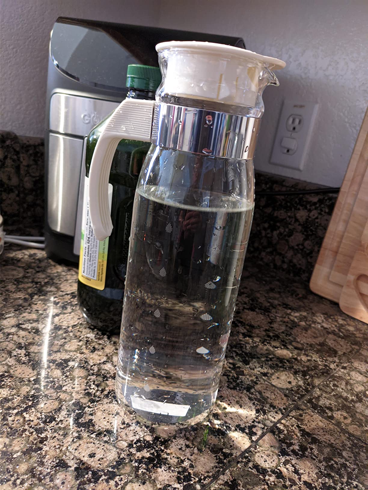 Hario Slim Water Jug, 1400ml, White customer photo 1
