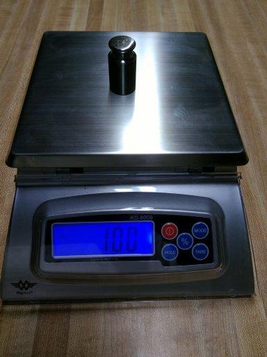 Bakers Math Kitchen Scale by My Weight - KD8000 , Silver customer photo 2