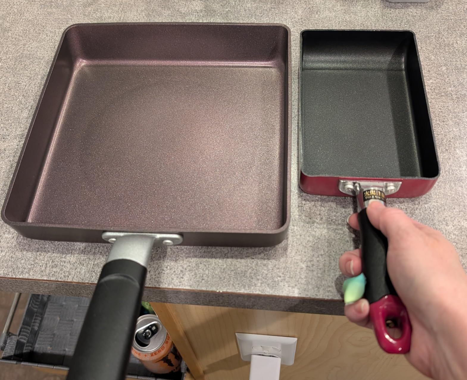 TECHEF - Tamagoyaki Japanese Omelette Pan/Egg Pan, Made in Korea (Purple) (Large) customer photo 2
