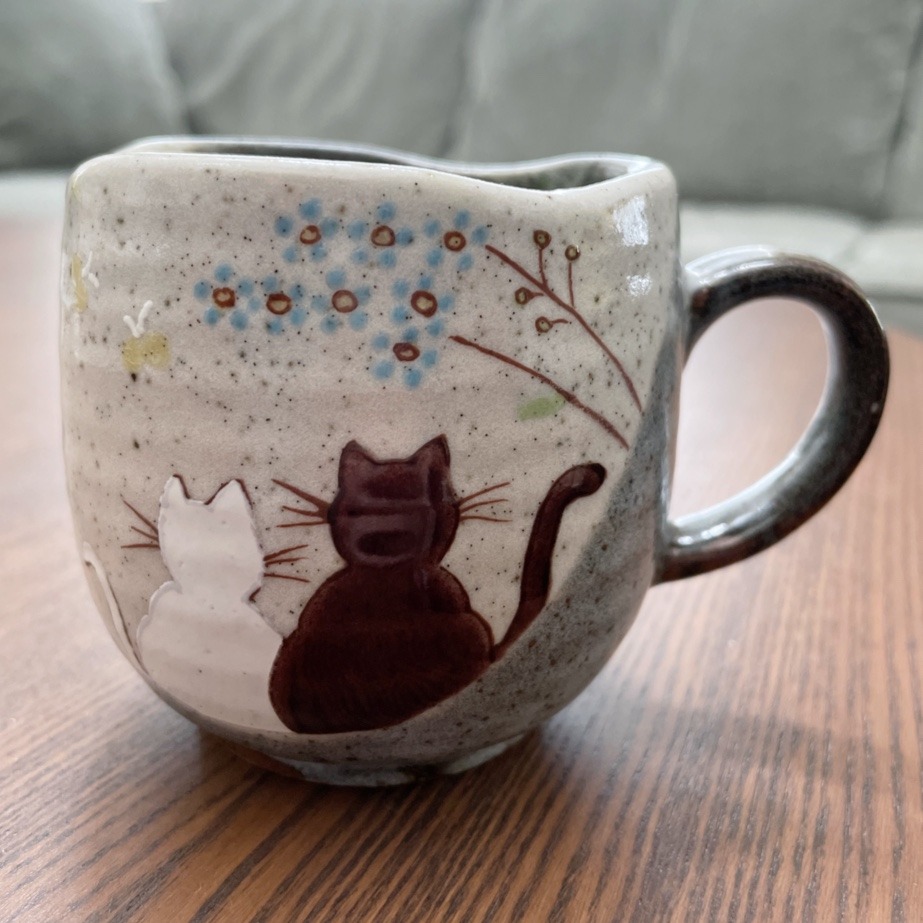Kutani Yaki(ware) Coffee Mug Sunny Place customer photo 2