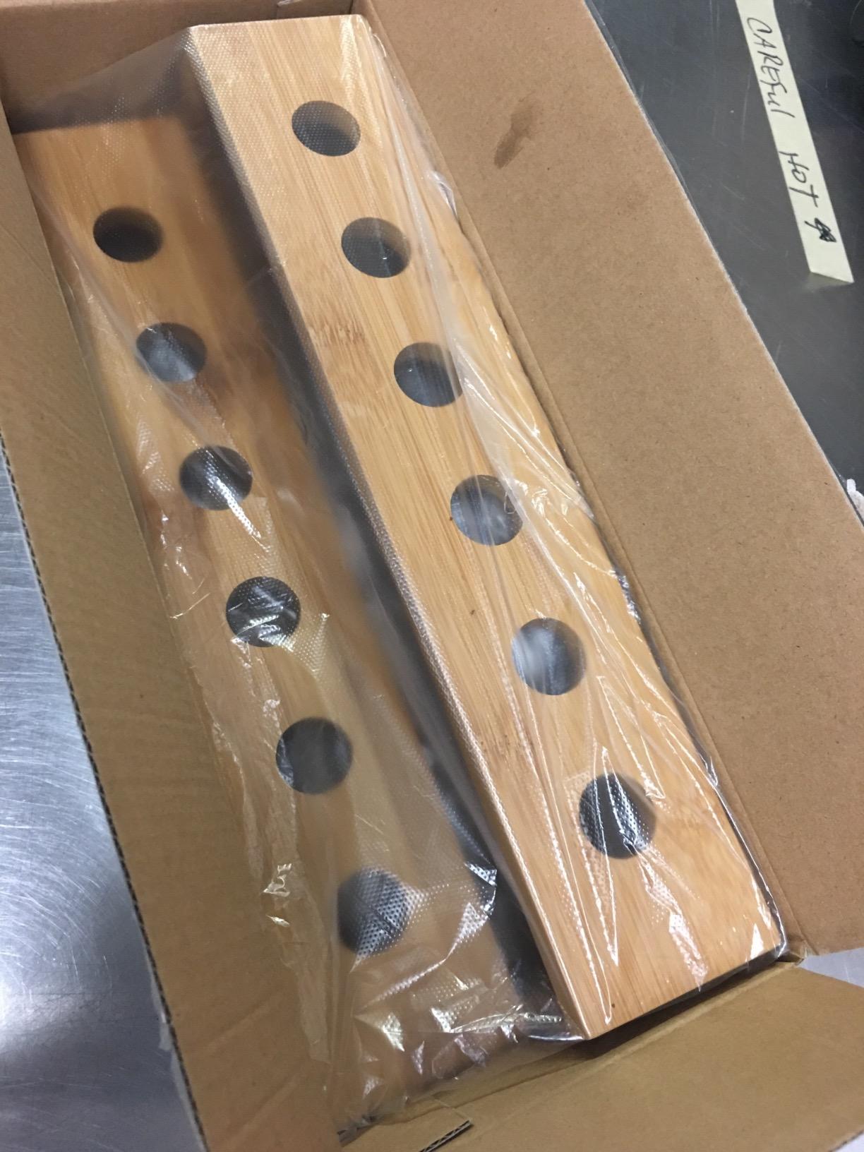 Restaurantware Multi Level Food Cone and Sushi Hand Roll Display Stand: Perfect for Restaurants Catered Events and Buffets - Holds 12 Cones - Made from Organic Bamboo - 1ct Box customer photo 1