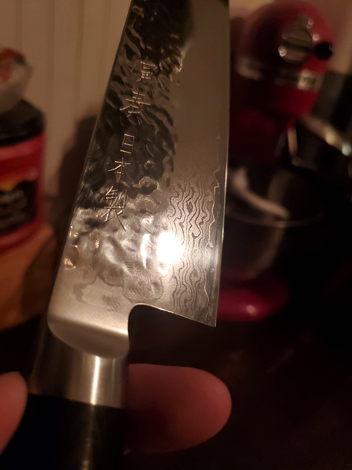 Enso Nakiri Knife - Made in Japan - HD Series - VG10 Hammered Damascus Japanese Stainless Steel - 6.5