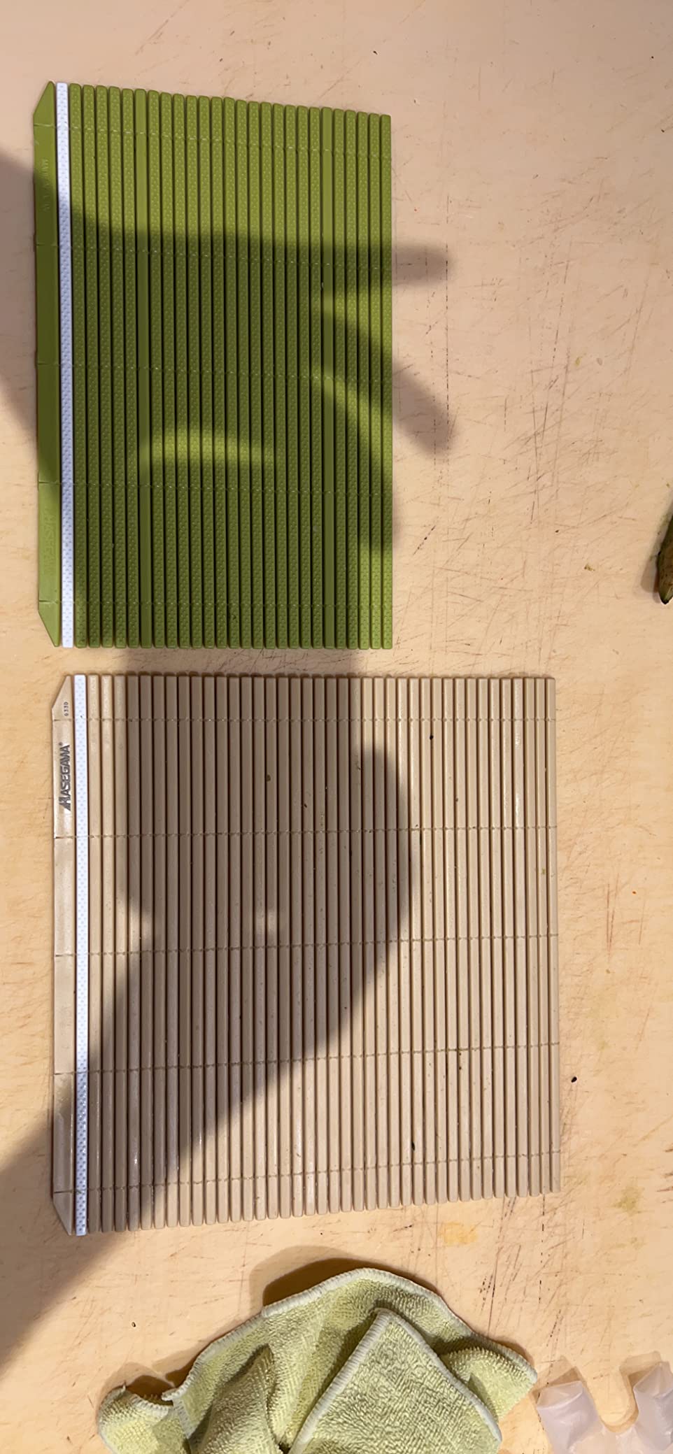 Hasegawa Beige Plastic Sushi Makisu Rolling Mat 25.5 x 24.6 cm customer photo 2