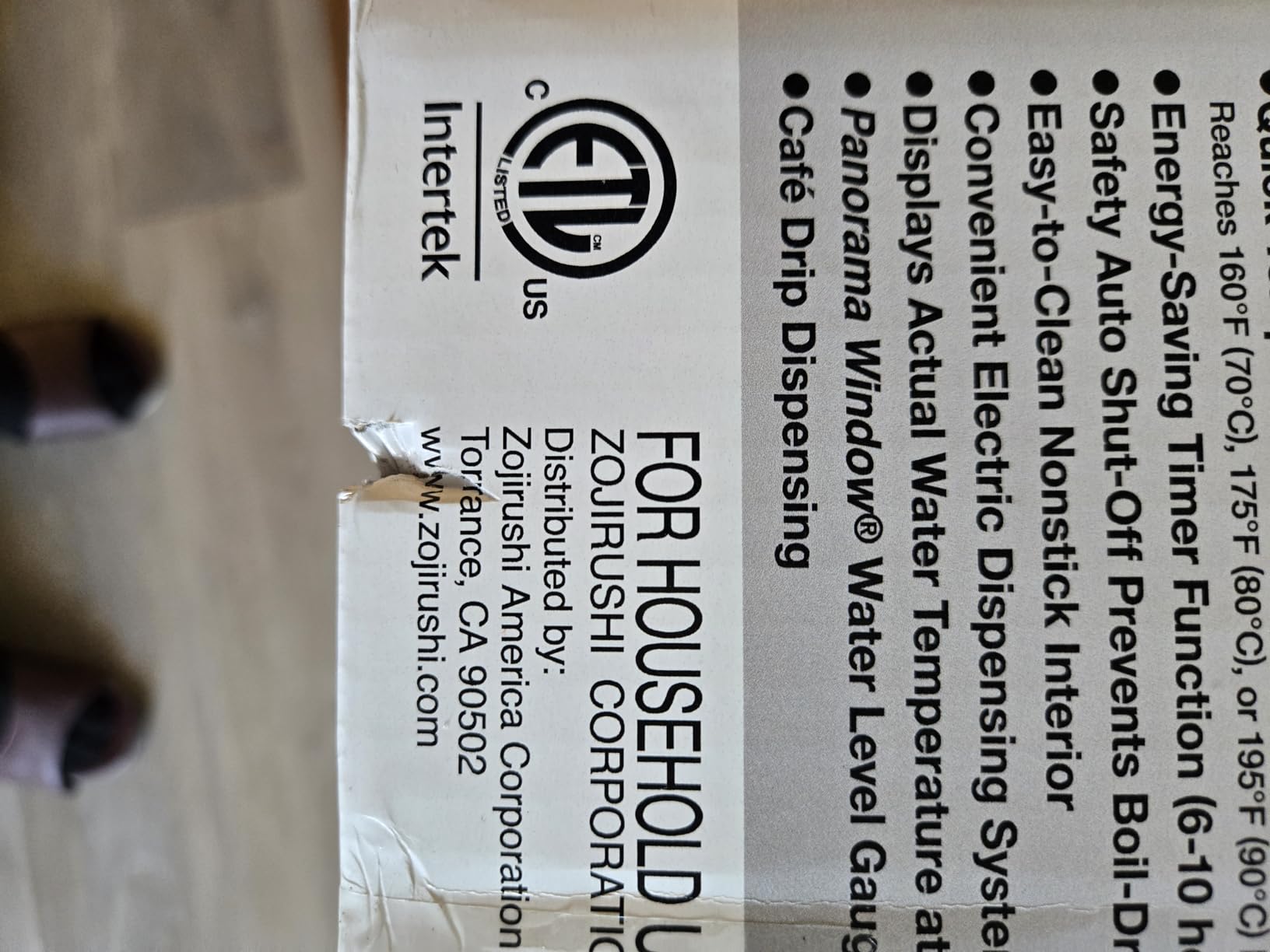 Zojirushi CD-LFC50 Panorama Window Micom Water Boiler and Warmer (169-ounce, 5.0-Liter, White) customer photo 2