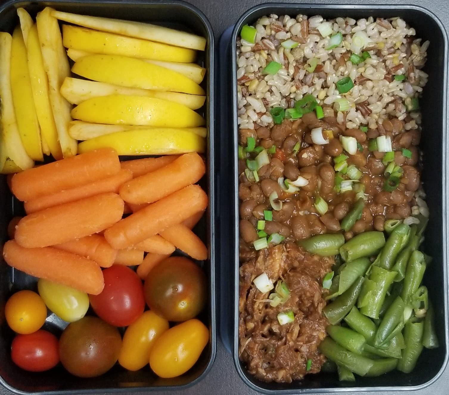 Bentoheaven Premium Bento Box Adult Lunch Box with Compartments for Women & Men, Set of Utensil & Chopsticks & Dip Container, Cute Japanese Kids Bento Lunch Box, Microwavable (Symph Onyx) customer photo 10