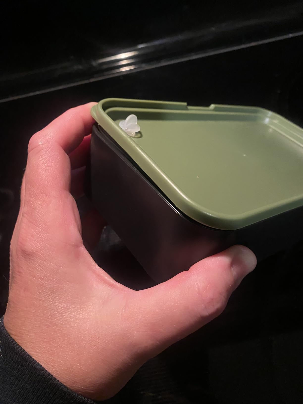 Bentoheaven Premium Bento Box Adult Lunch Box with Compartments for Women & Men, Set of Utensil & Chopsticks & Dip Container, Cute Japanese Kids Bento Lunch Box, Microwavable (Symph Onyx) customer photo 9