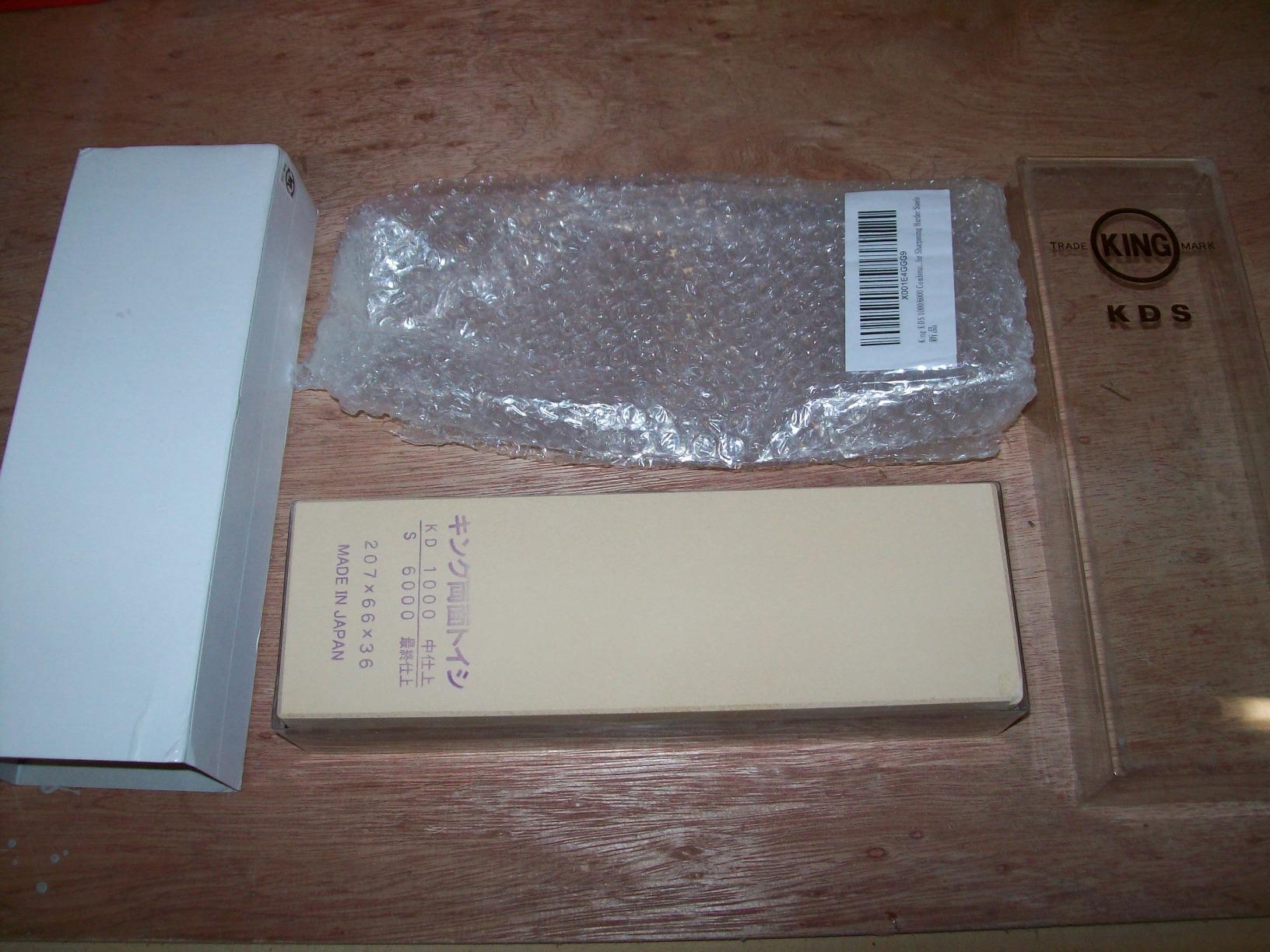 King KDS Whetstone 1000/6000 Grit, Double-Sided (Stone Only) customer photo 1