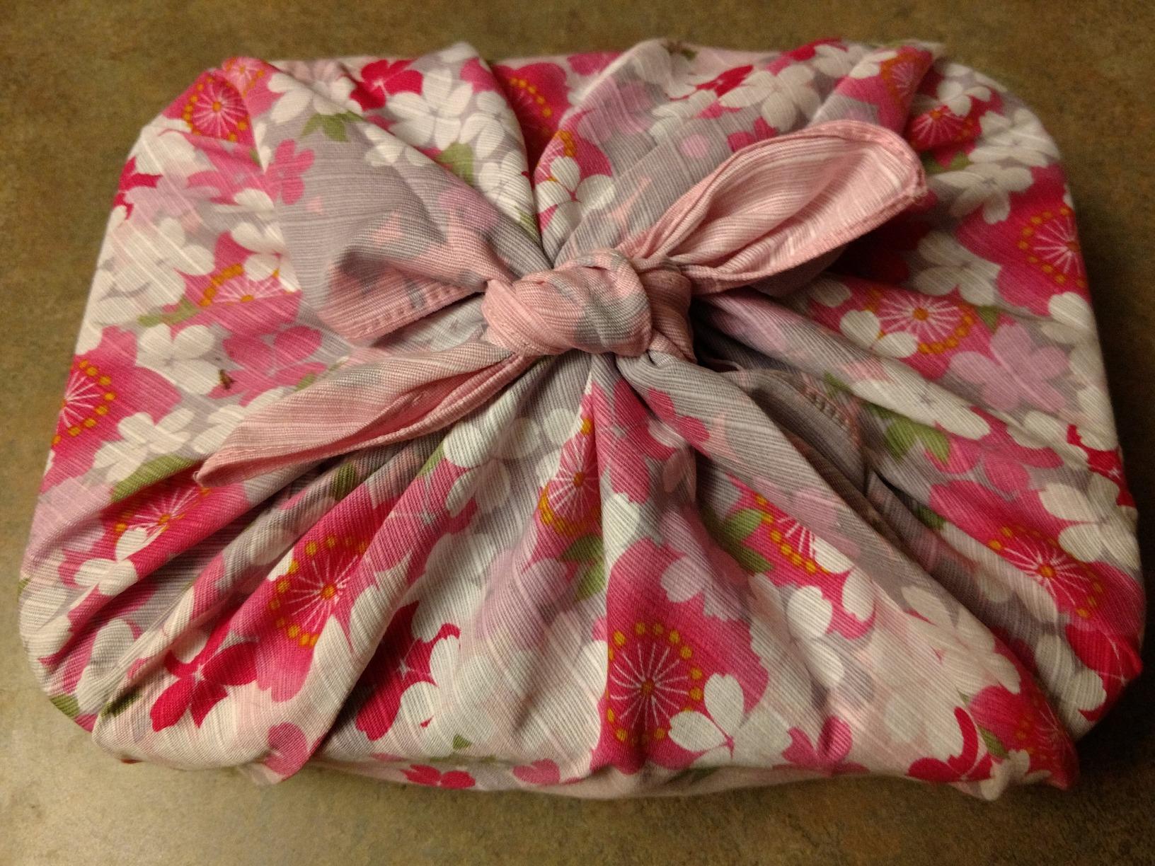FUROSHIKI- Japanese Traditional Wrapping ( Sakura and Rabbit ) Brand: OPHERA customer photo 1