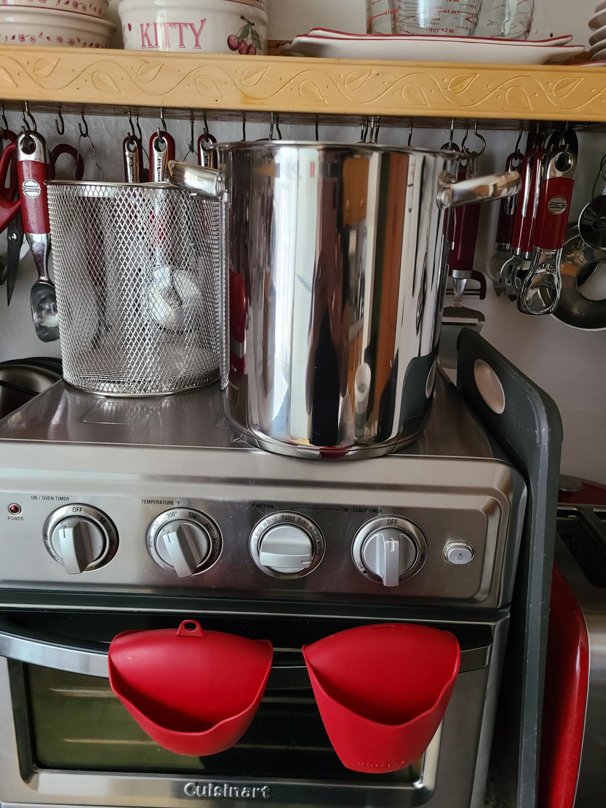 Cook N Home Deep Fryer Pot, Japanese Tempura Small Stainless Steel Deep Frying Pot, 304 Stainless Steel with Oil Drip Drainer Rack, Glass Lid, 6.3 inch/ 4Quart, for Kitchen French Fries, Chicken customer photo 1