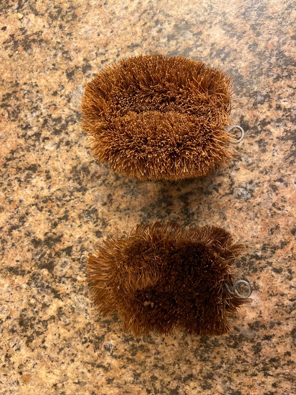 Set of 3 Japanese Tawashi Brushes for Cleaning Fruits & Vegetables & Other Household Cleaning customer photo 1
