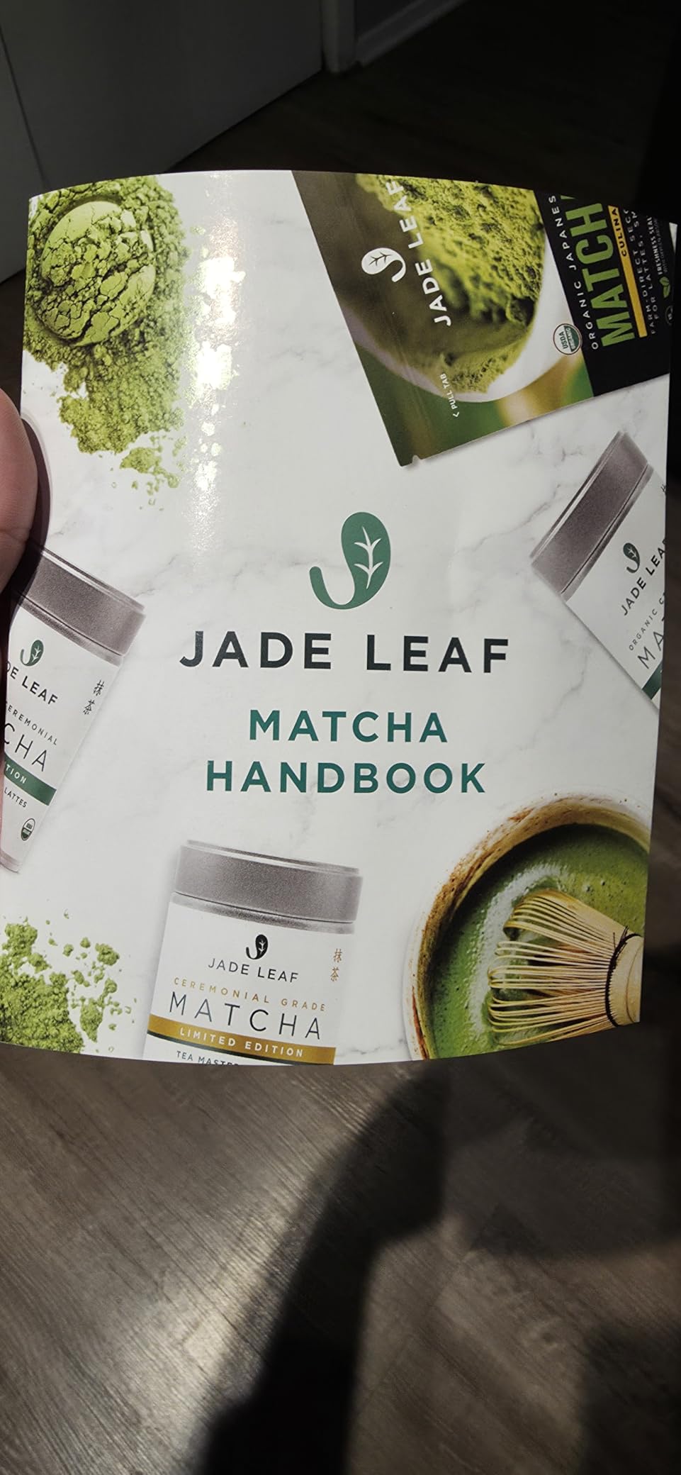 Jade Leaf Matcha - Traditional Starter Set - Japanese Matcha Gift Set Includes: Bamboo Whisk (Chasen), Scoop (Chashaku), Stainless Steel Sifter, Fully Printed Handbook customer photo 2