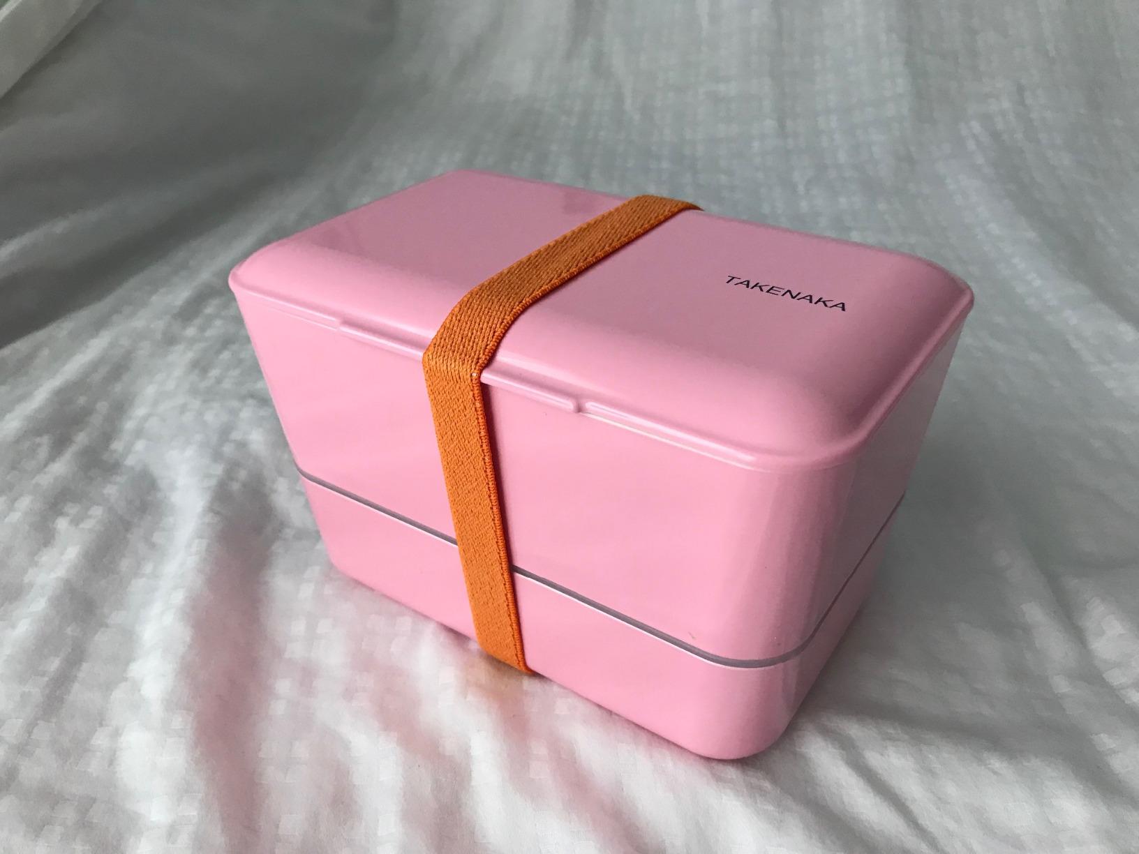 Bento Bite Dual from TAKENAKA, Eco-Friendly and Sustainable Japanese Style Bento Lunch Box (Candy Pink) customer photo 1