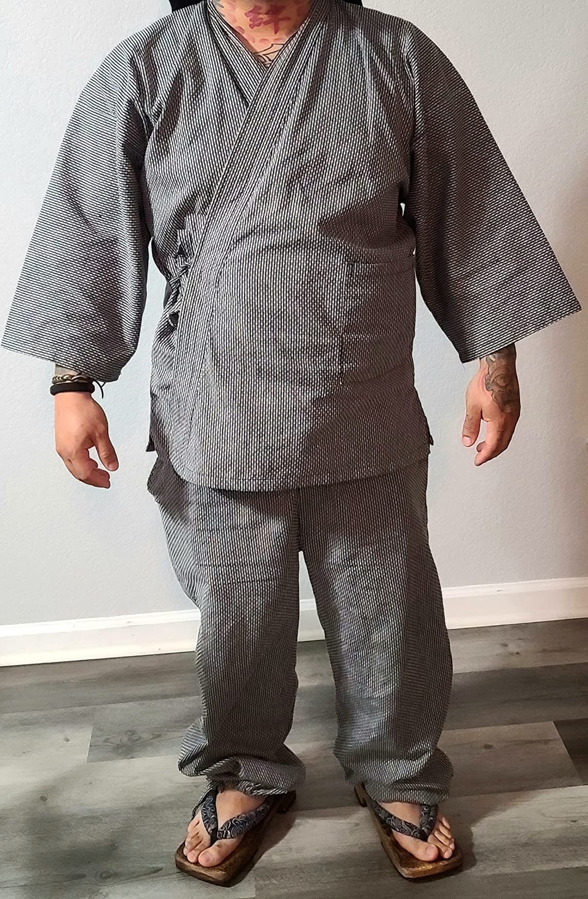 Sasiko Samue(100% Cotton) Rich Texture, Men customer photo 1