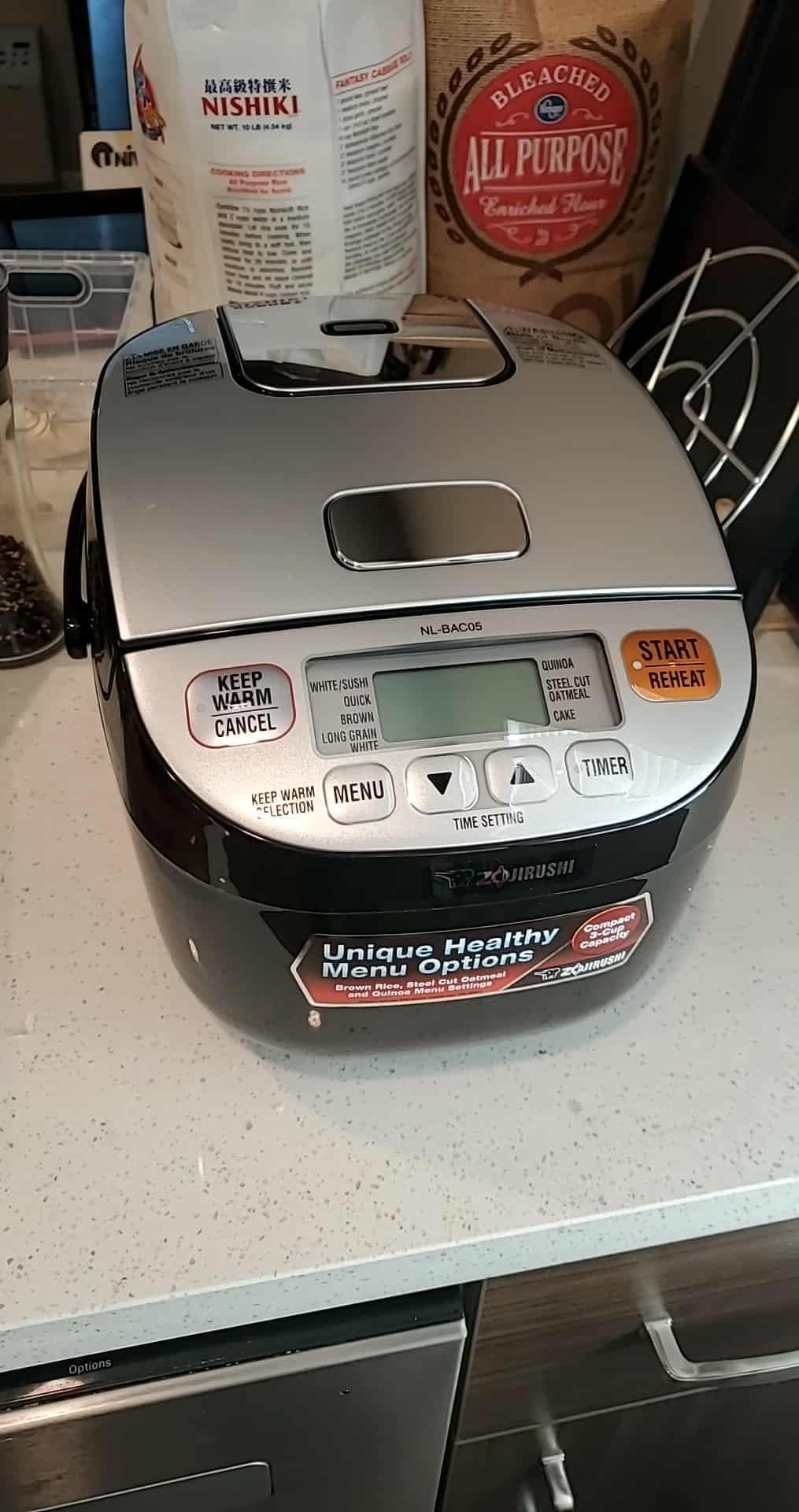 612252-NL-BAC05SB Micom Rice Cooker and Warmer, Silver Black customer photo 1