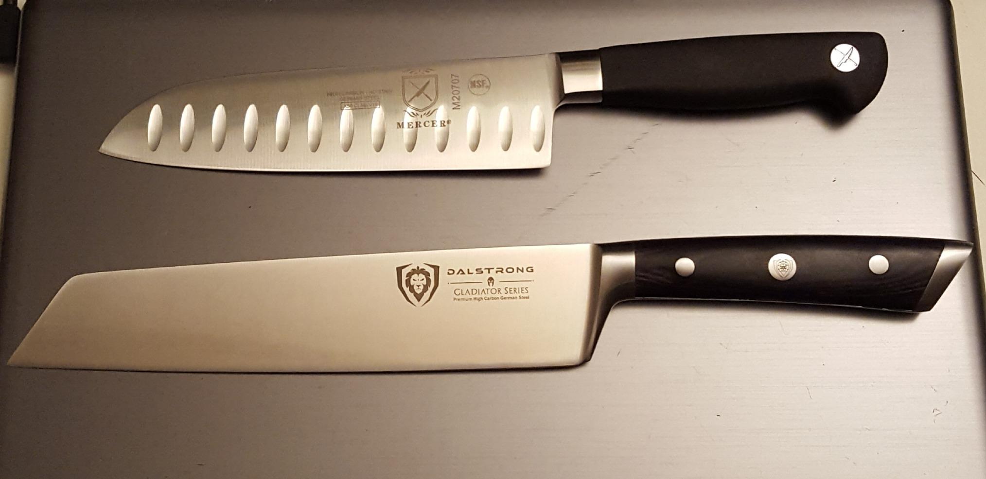 Dalstrong Kiritsuke Chef Knife - 8.5 inch - Gladiator Series Elite - Forged German High Carbon German Steel - Full Tang Kitchen Knife - Black G10 Handle - w/Sheath - Chef's Knife - NSF Certified customer photo 1