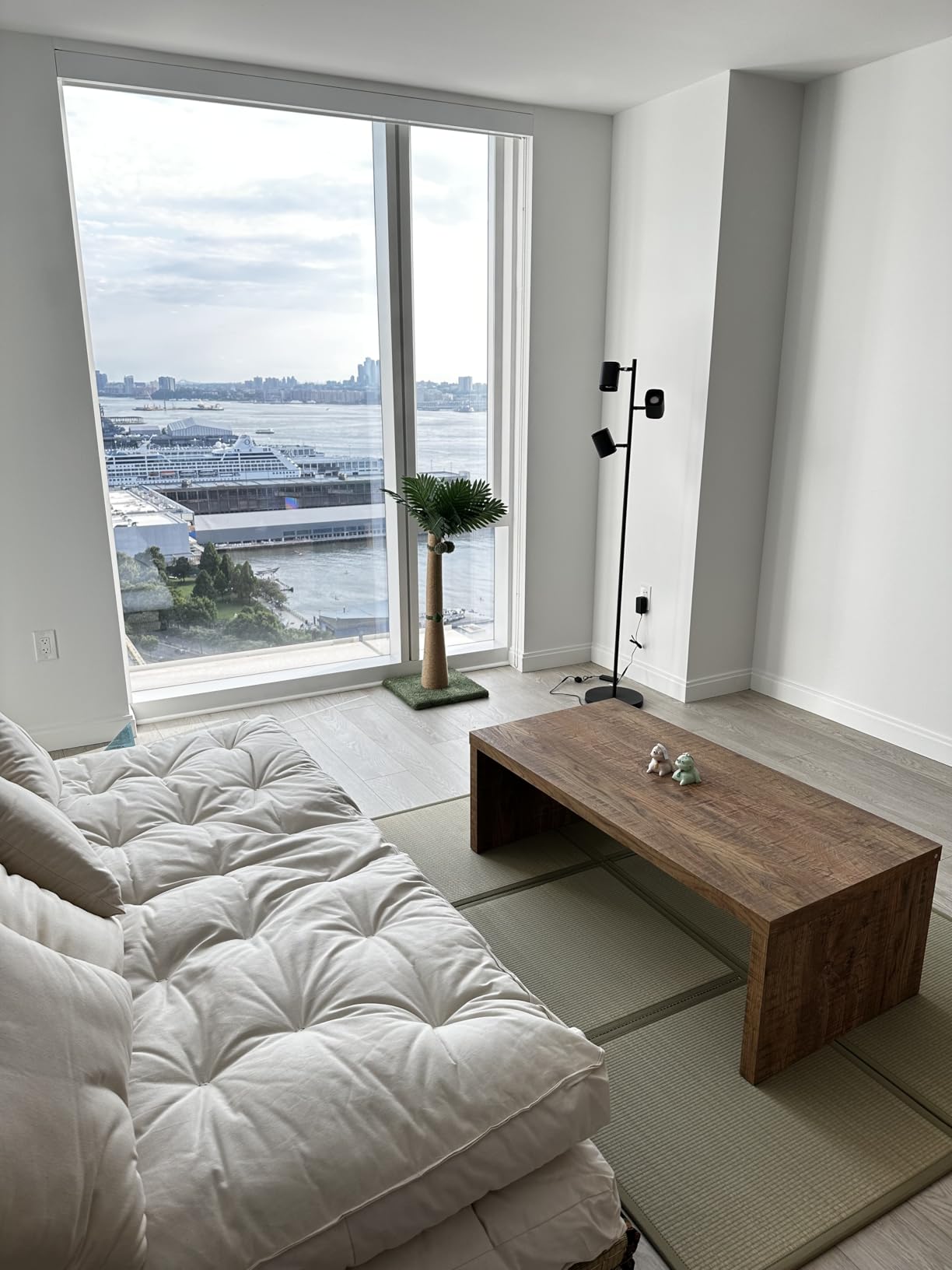 FULI Japanese Tatami Mattress, Foldable Igusa Rush Grass Tatami Rug, Natural Japanese Floor Mattress Mat Made in Japan, Twin XL customer photo 1