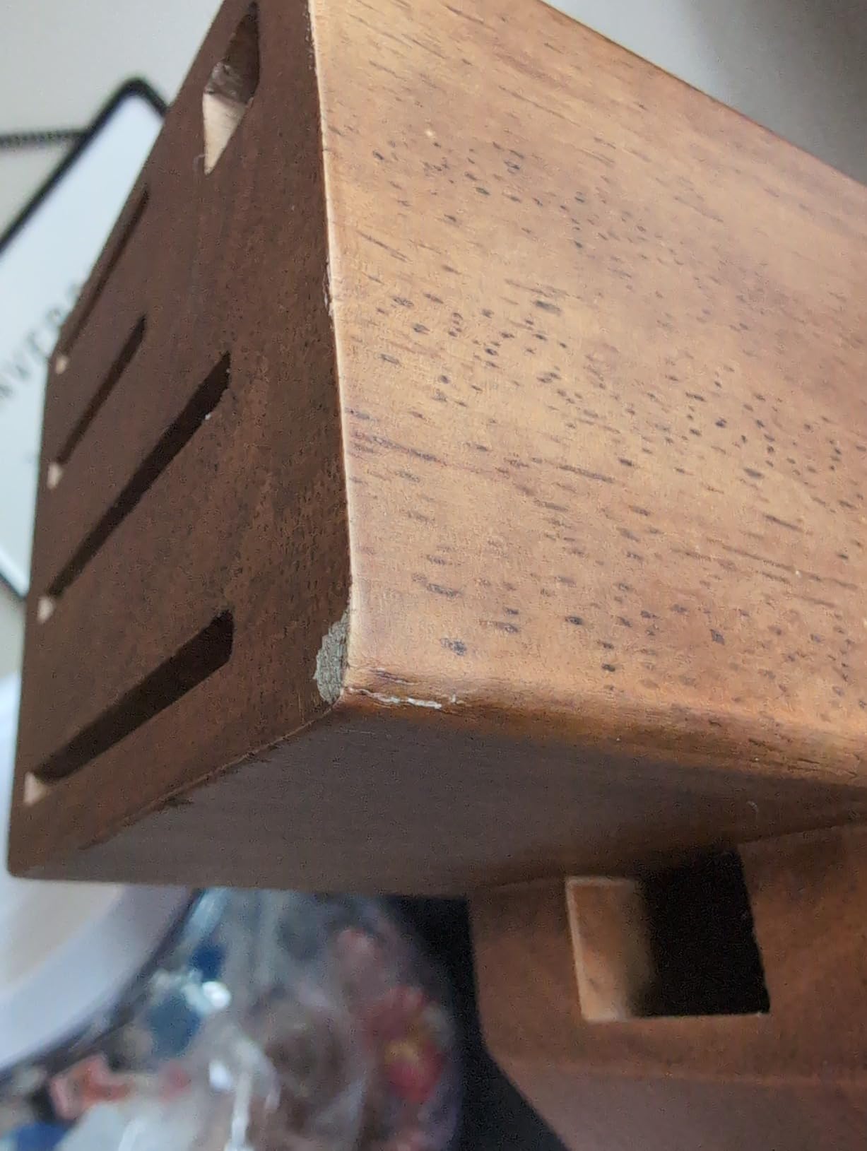 Shun Slimline Knife Block, 6 Slot Knife Holder, Made from Genuine Bamboo, Kitchen Storage for Professional and Home Chefs customer photo 2