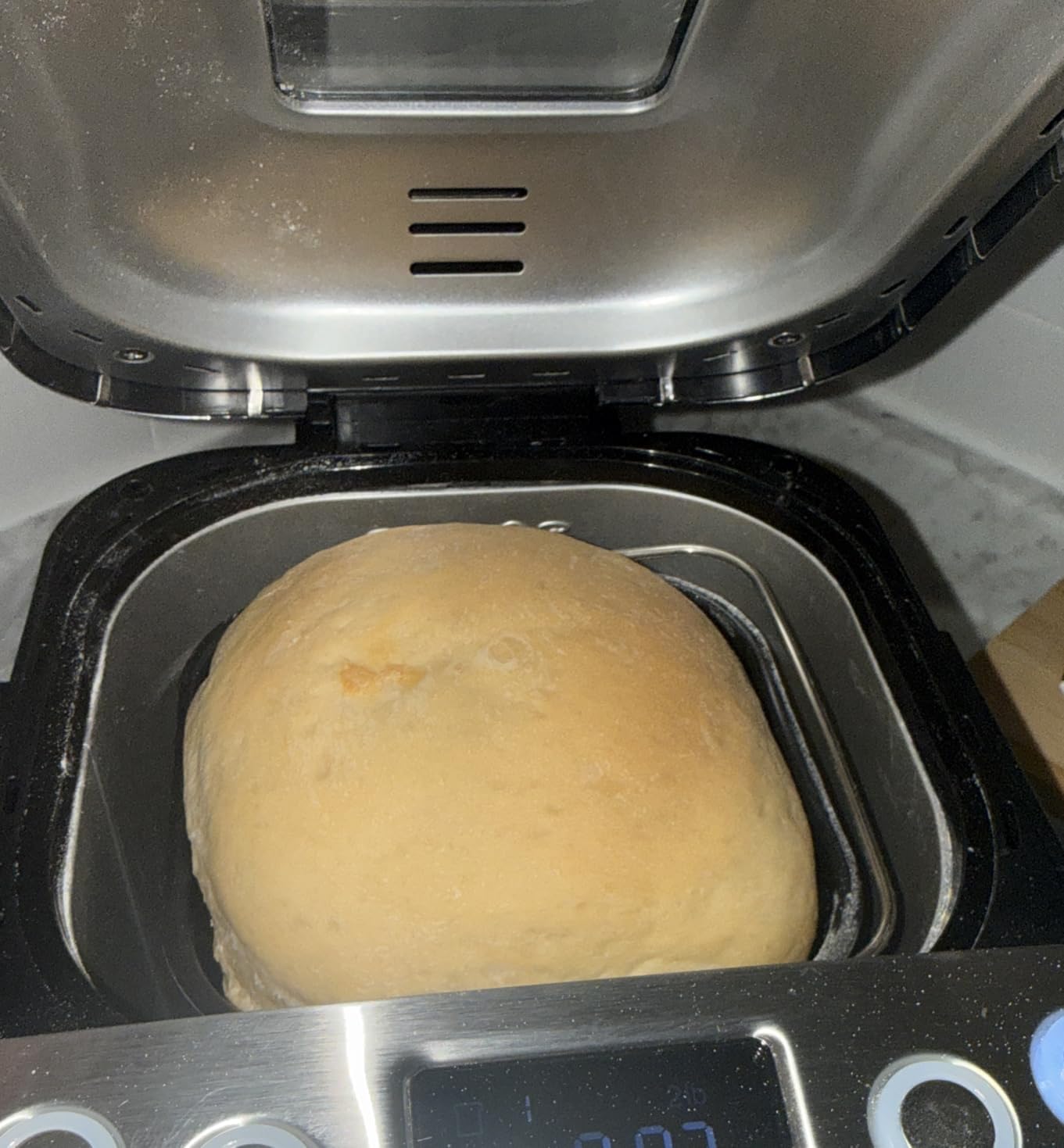 Cuisinart Bread Maker Machine, Stainless Steel Automatic Bread Machine with 12 Menu Options, 3 Loaf Sizes up to 2 Lb., 3 Crust Colors, Removable Nonstick Baking Pan & Kneading Paddle, CBK-110NAS customer photo 1
