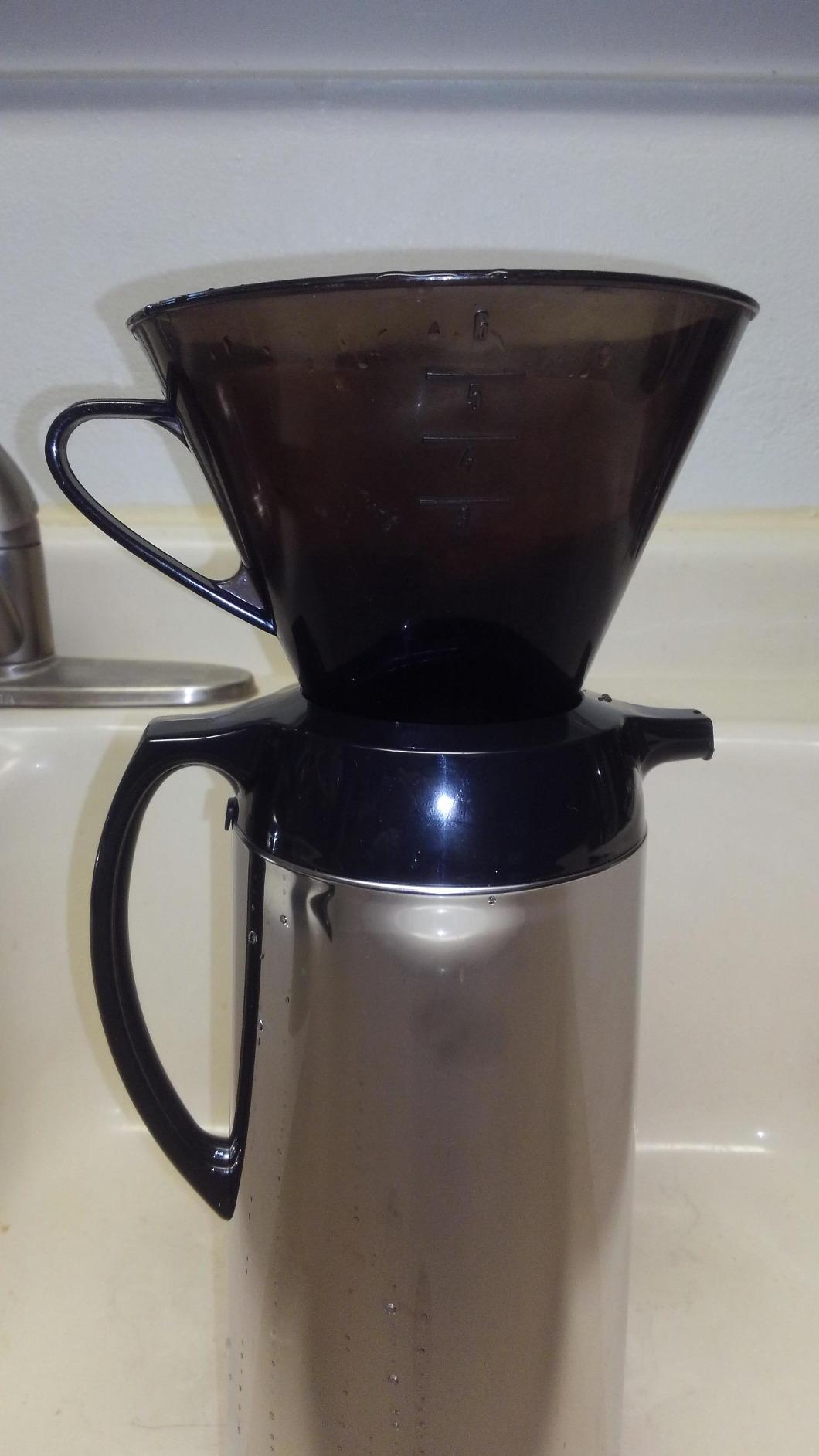 Zojirushi AHGB-10DRA Thermal Serve Carafe, 1.0L, 1L, Red customer photo 2