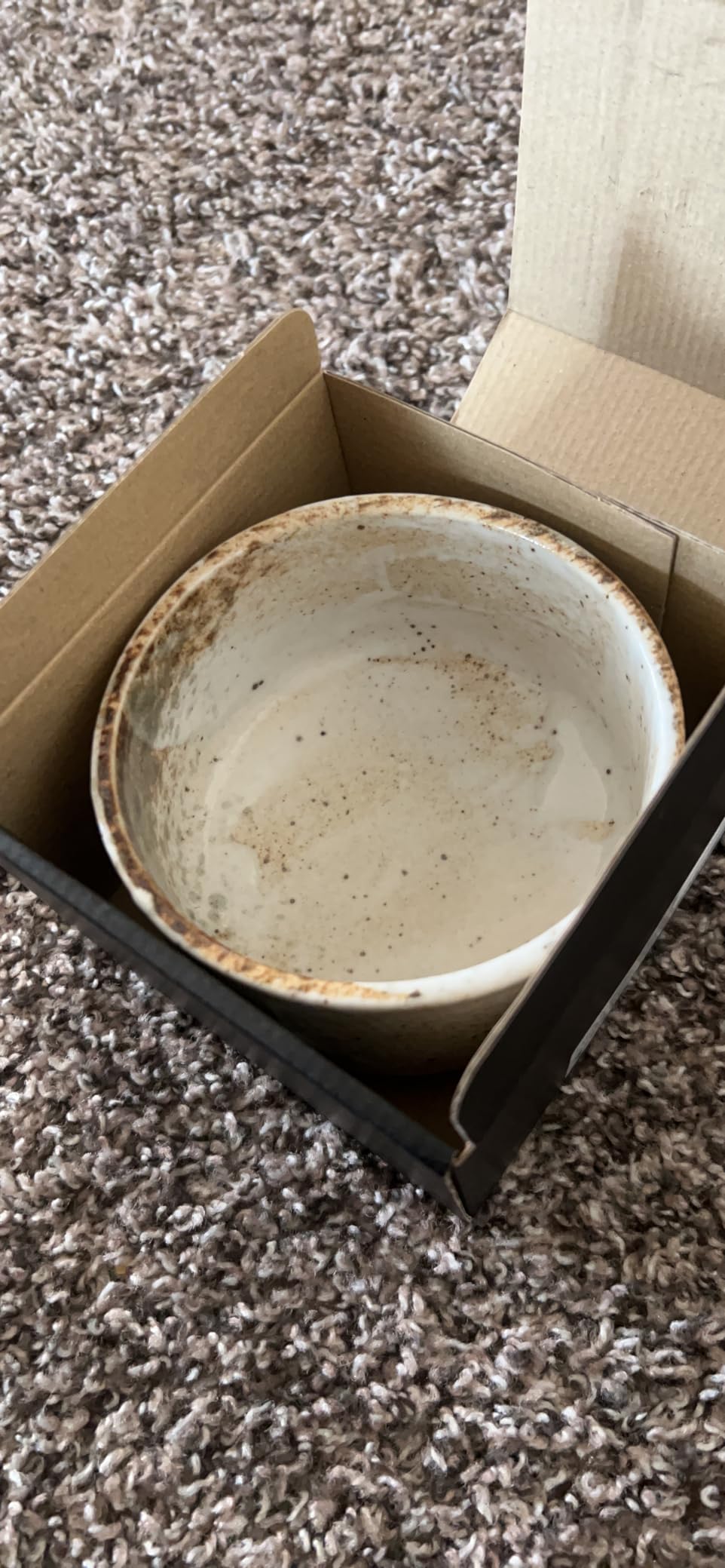 Mino Ware Japanese Handcrafted Matcha Tea Bowl Beige, Matcha Tea Cup Ceremony, Authentic Pottery, Yuki Shino Chawan customer photo 1