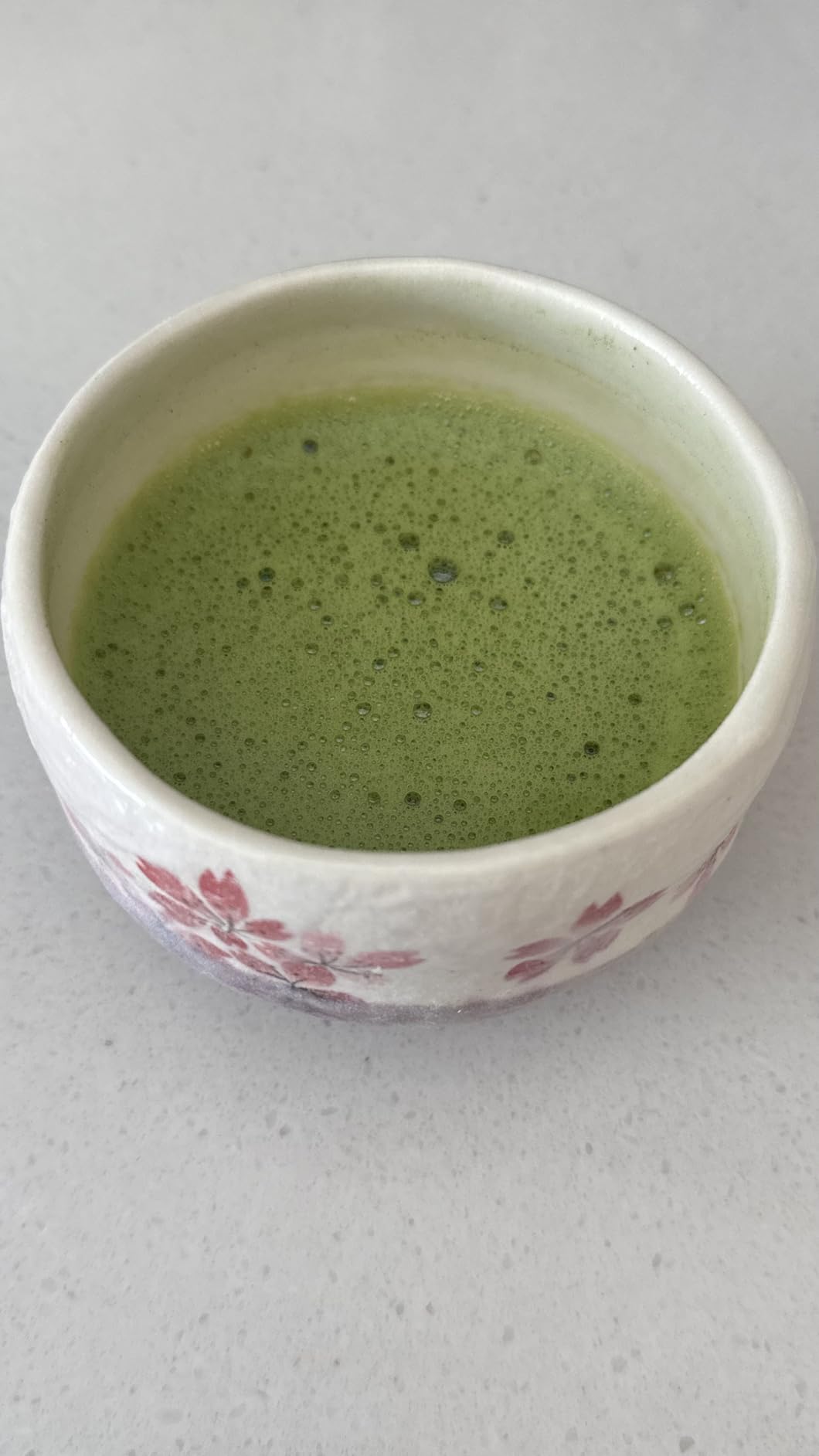 Happy Sales HSMB-SKFL3, Authentic Japanese Traditional Tea Ceremony Matcha Bowl Chawan Handcrafted in Japan, Pink Sakura Flower customer photo 1