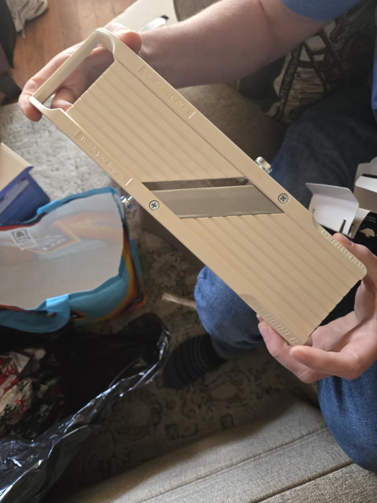 No. 64 Japanese Mandolin Ivory Vegetable Slicer customer photo 1