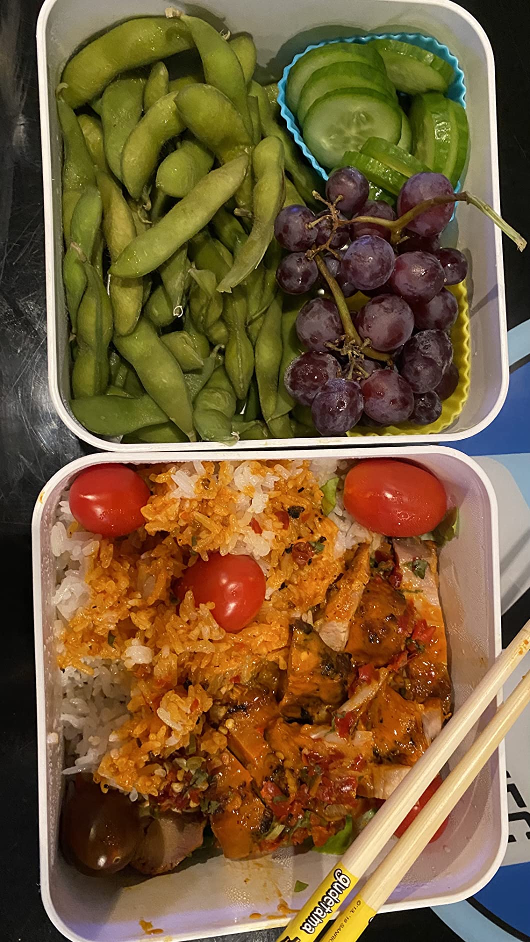 Large Bento Lunch Box MB Square Blush with 2 Compartments - 57 oz - Leakproof Lunch Box for Work/Picnic/Meal Prep - BPA Free - Microwave & Dishwasher Safe - Pink customer photo 1